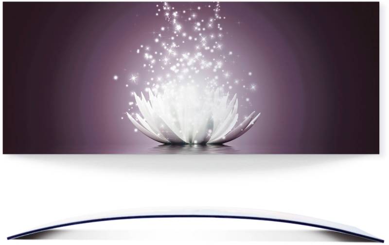 Artland Wandbild »Magie der Lotus-Blume«, Blumen, (1 St.), 3D Optik gebogen von Artland
