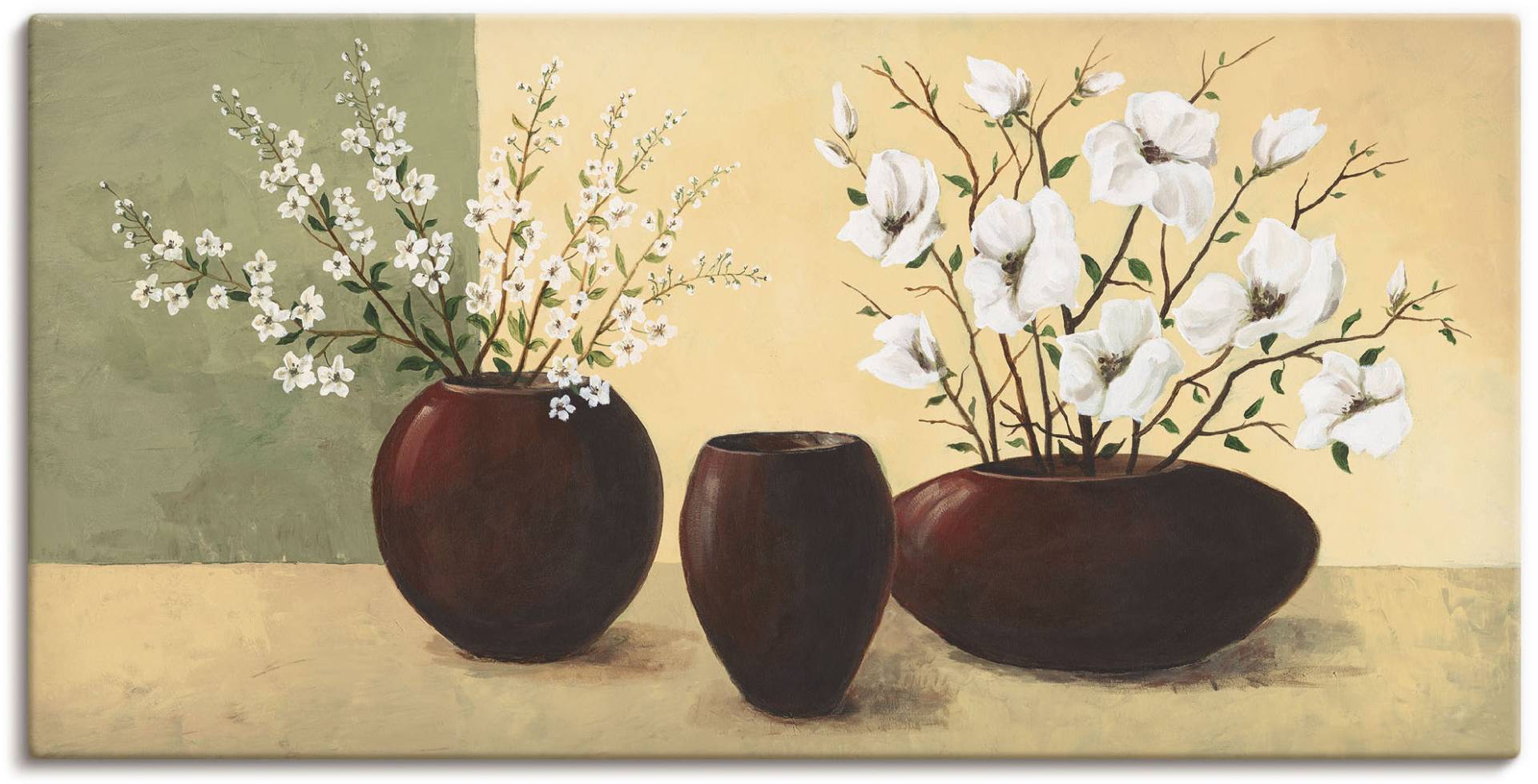 Artland Wandbild »Magnolien«, Vasen & Töpfe, (1 St.) von Artland