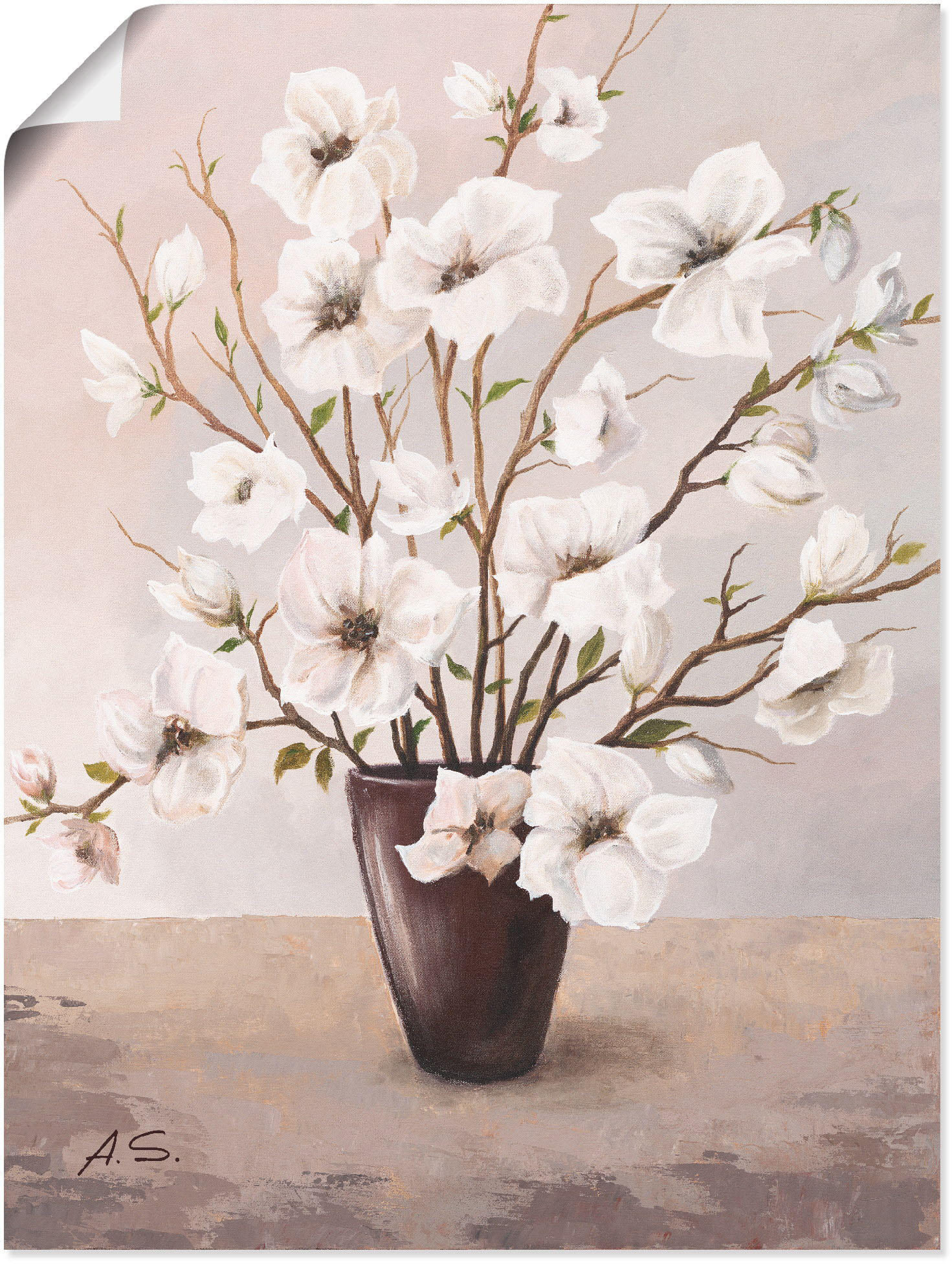 Artland Wandbild »Magnolien«, Blumen, (1 St.) von Artland