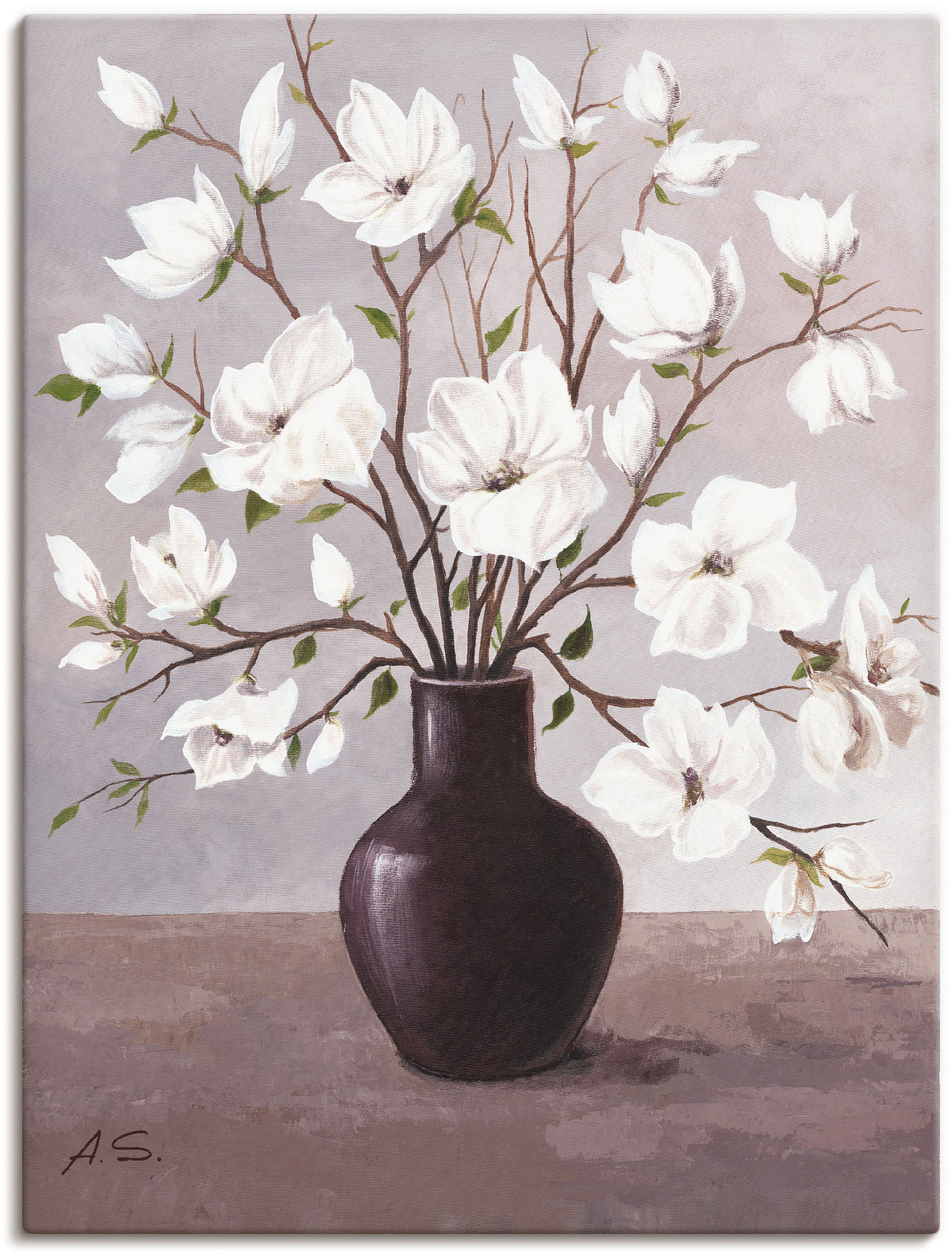 Artland Leinwandbild »Magnolien«, Blumen, (1 St.) von Artland