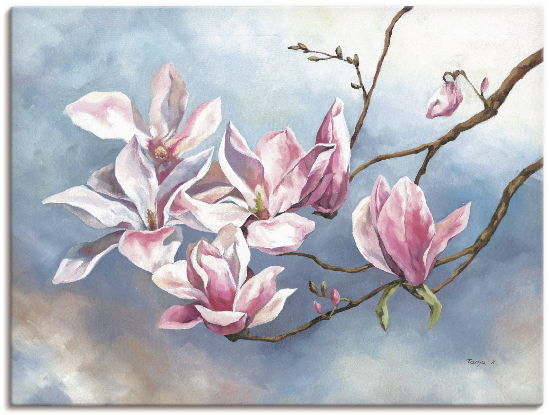 Artland Wandbild »Magnolienzweig«, Blumen, (1 St.), als Alubild, Outdoorbild, Leinwandbild in verschied. Grössen Artland Wandbild »Magnolienzweig«, Blumen, (1 St.), als Alubild, Outdoorbild, Leinwandbild in verschied. Grössen von Artland