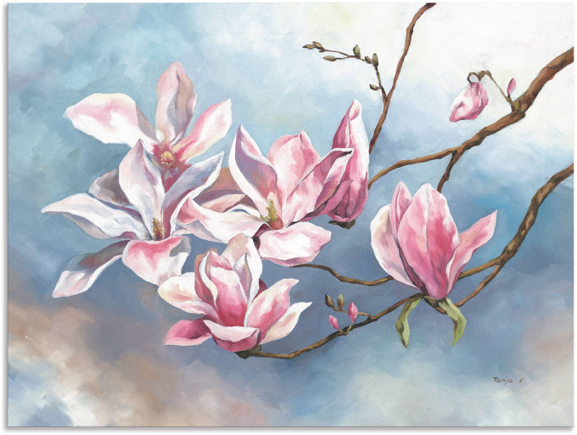 Artland Wandbild »Magnolienzweig«, Blumen, (1 St.) von Artland