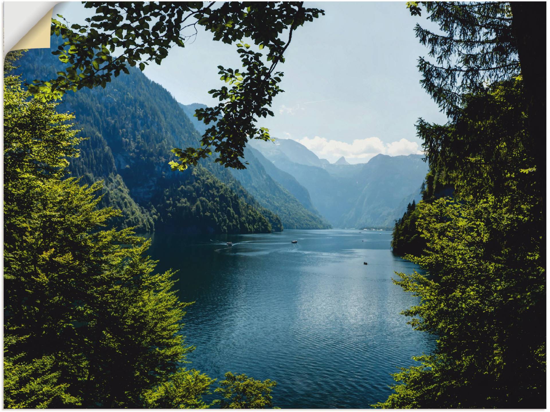 Artland Wandbild »Malerwinkel Königssee- Alpen«, Berge, (1 St.) von Artland