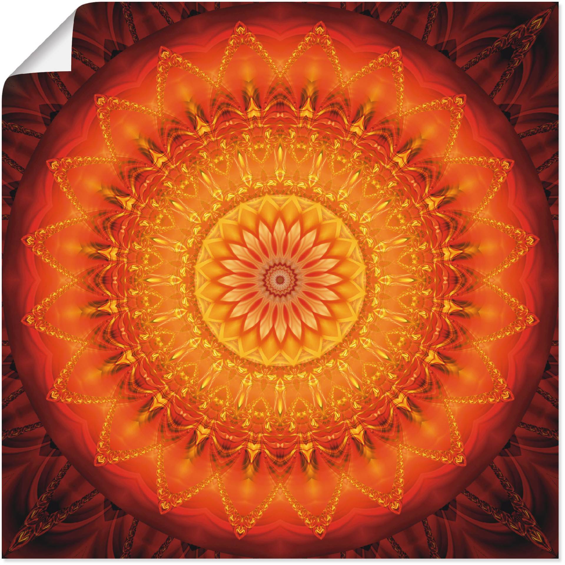 Artland Wandbild »Mandala Energie 1«, Muster, (1 St.), als Leinwandbild, Poster, Wandaufkleber in verschied. Grössen Artland Wandbild »Mandala Energie 1«, Muster, (1 St.), als Leinwandbild, Poster, Wandaufkleber in verschied. Grössen von Artland
