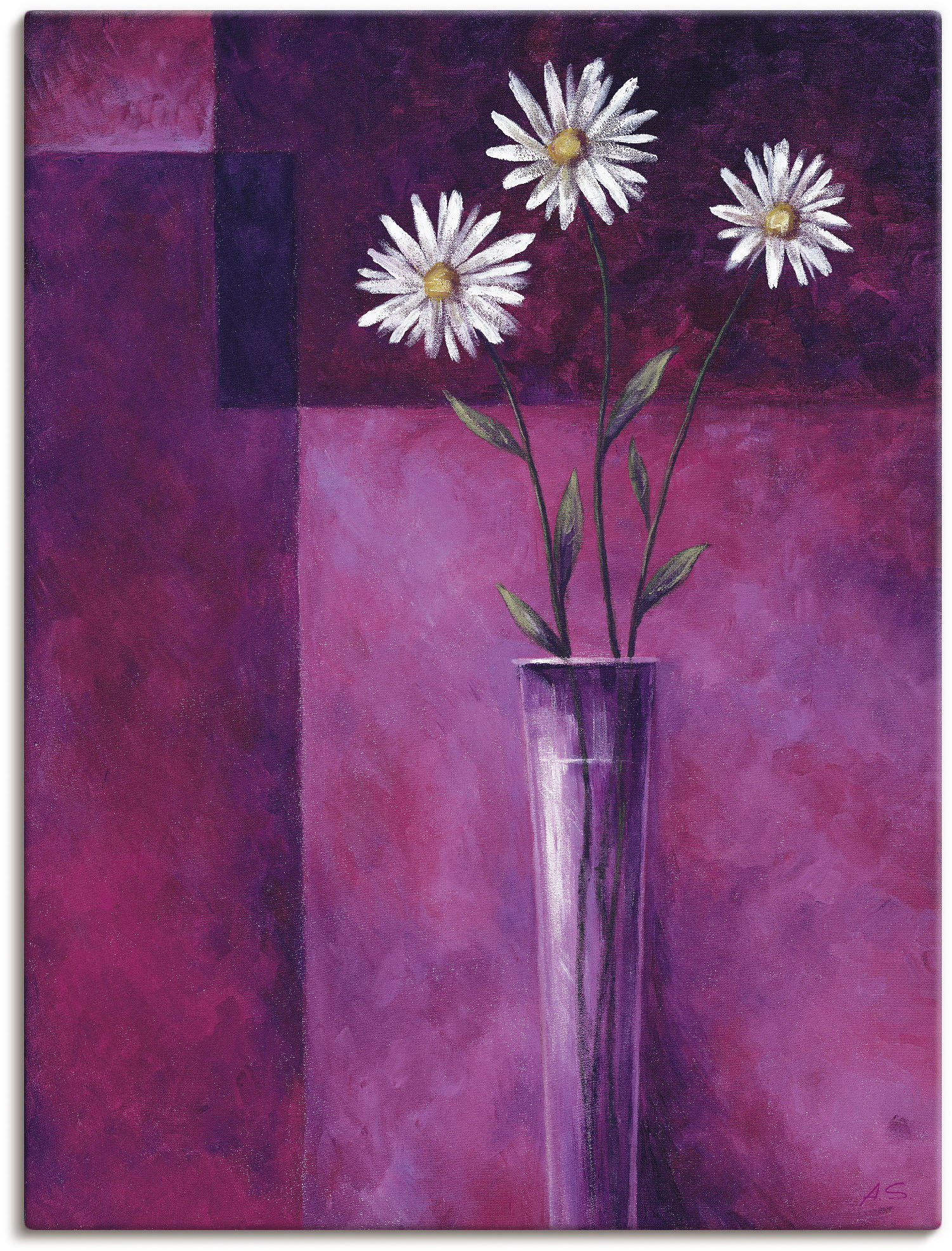 Artland Wandbild »Margeriten«, Blumen, (1 St.), als Leinwandbild in verschied. Grössen Artland Wandbild »Margeriten«, Blumen, (1 St.), als Leinwandbild in verschied. Grössen von Artland