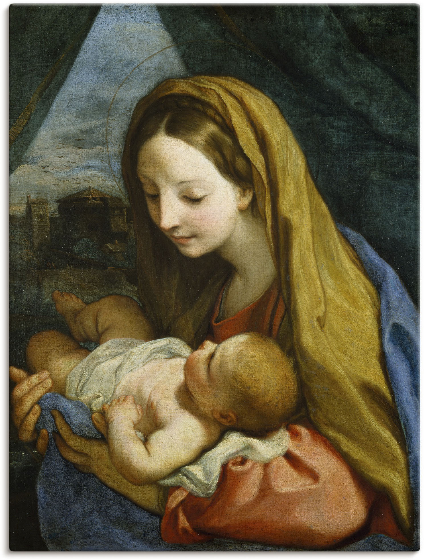 Artland Leinwandbild »Maria mit dem Kind. Um 1660«, Religion, (1 St.) von Artland
