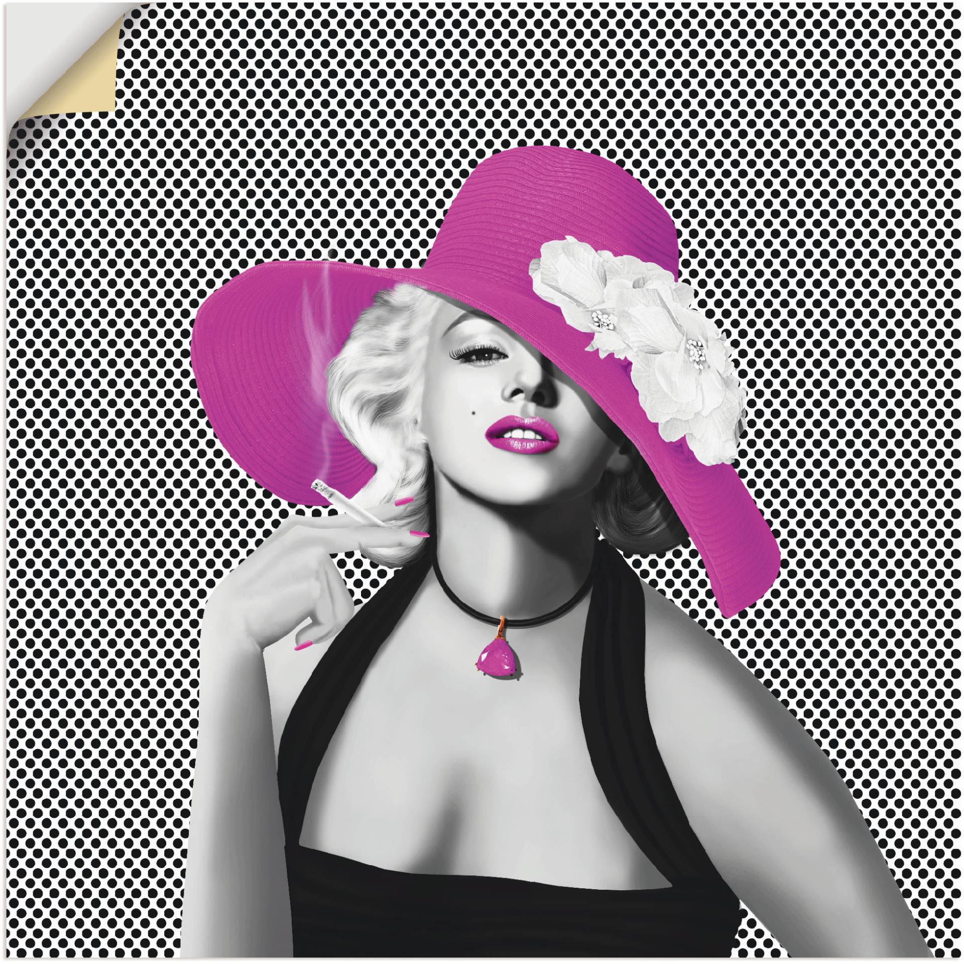 Artland Wandbild »Marilyn in Pop Art«, Stars, (1 St.) von Artland