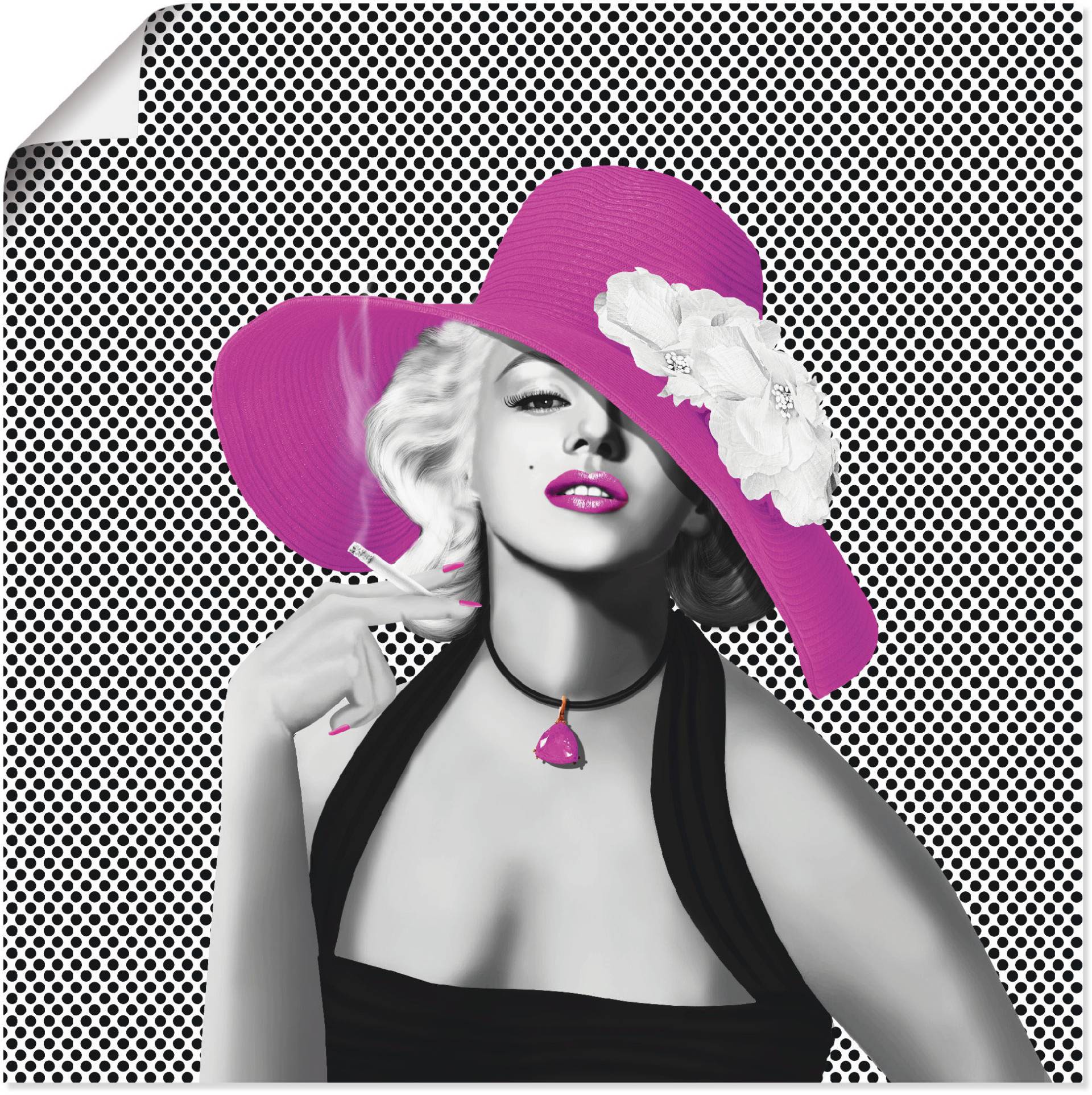 Artland Wandbild »Marilyn in Pop Art«, Stars, (1 St.) von Artland