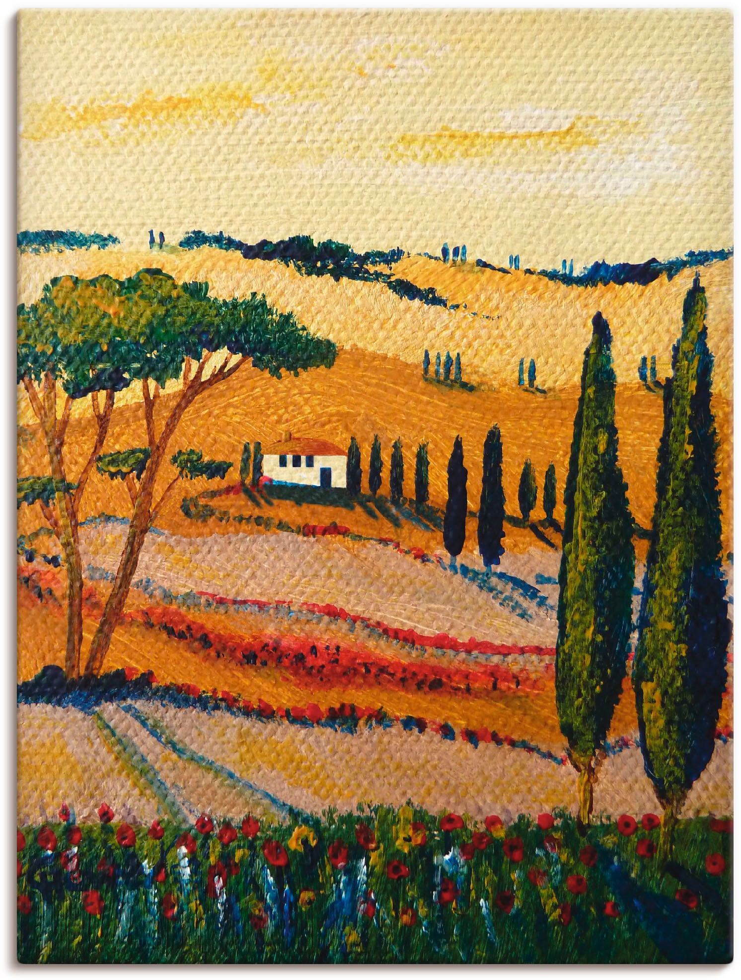 Artland Wandbild »Mein Traum von der Toskana«, Europa, (1 St.) von Artland
