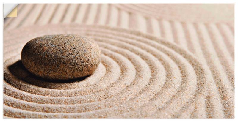 Artland Wandbild »Mini Zen Garten - Sand«, Zen, (1 St.) von Artland