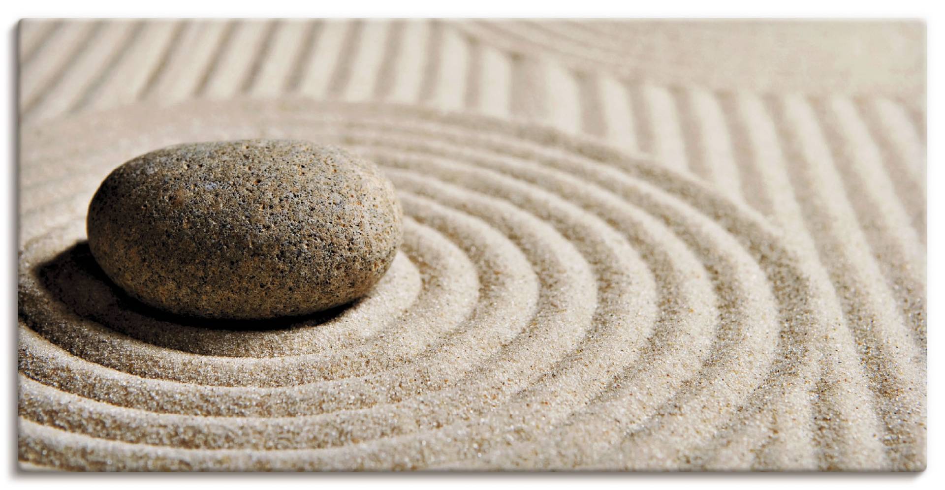 Artland Wandbild »Mini Zen Garten - Sand«, Zen, (1 St.) von Artland
