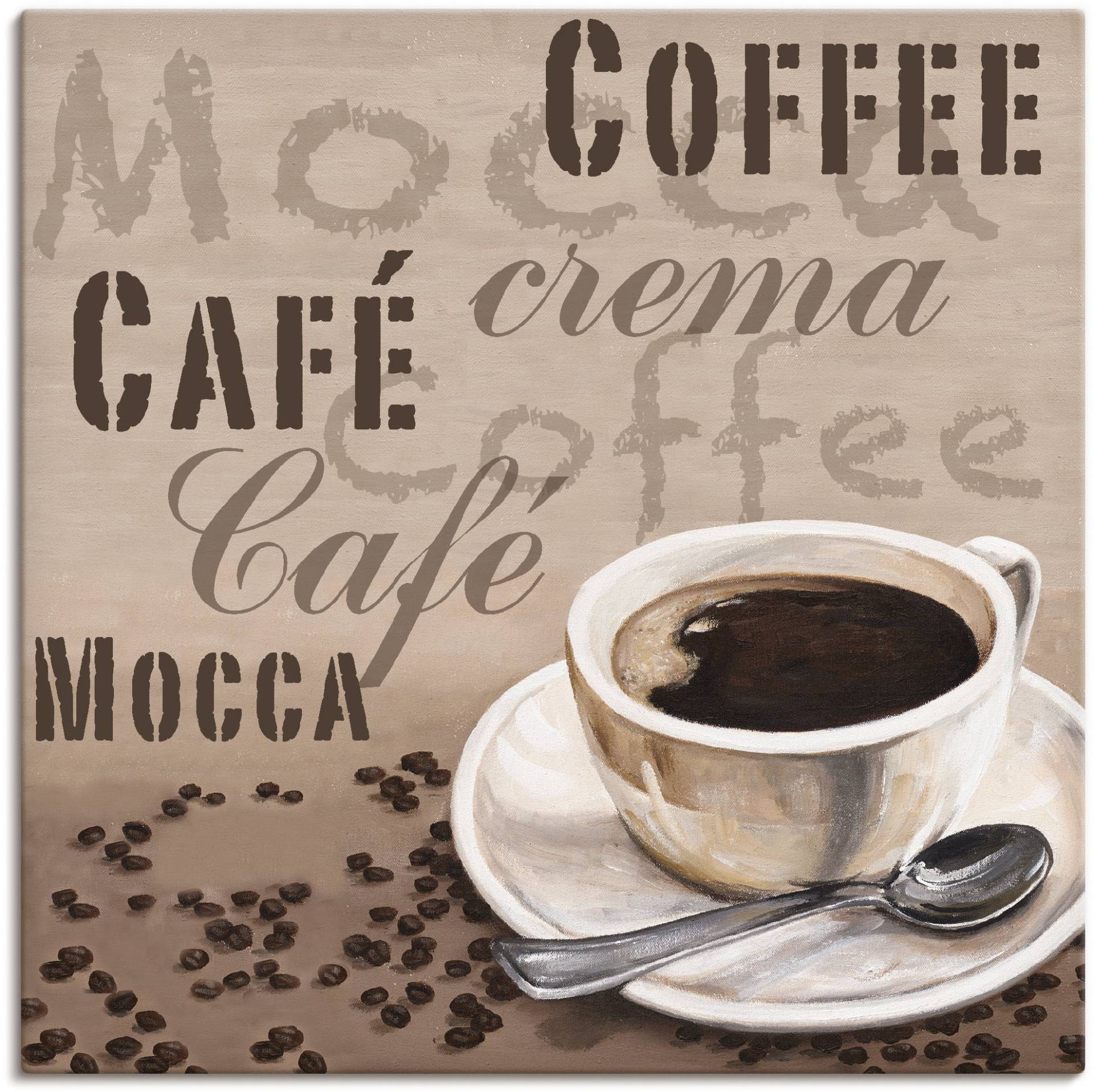Artland Wandbild »Mocca - Kaffee«, Getränke, (1 St.), als Leinwandbild in verschied. Grössen Artland Wandbild »Mocca - Kaffee«, Getränke, (1 St.), als Leinwandbild in verschied. Grössen von Artland