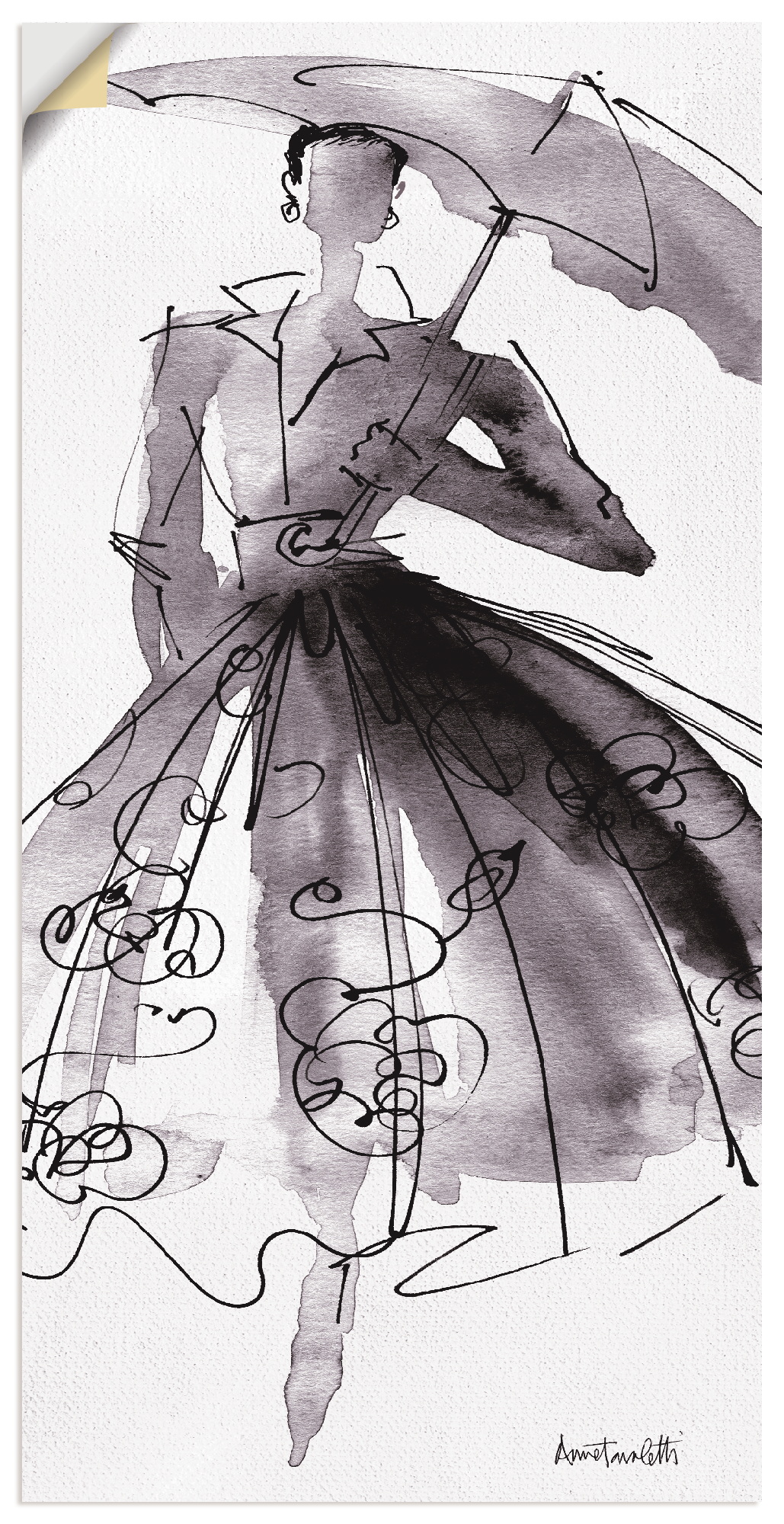 Artland Wandbild »Mode Skizzenbuch VI«, Mode, (1 St.), als Leinwandbild, Poster, Wandaufkleber in verschied. Grössen Artland Wandbild »Mode Skizzenbuch VI«, Mode, (1 St.), als Leinwandbild, Poster, Wandaufkleber in verschied. Grössen von Artland