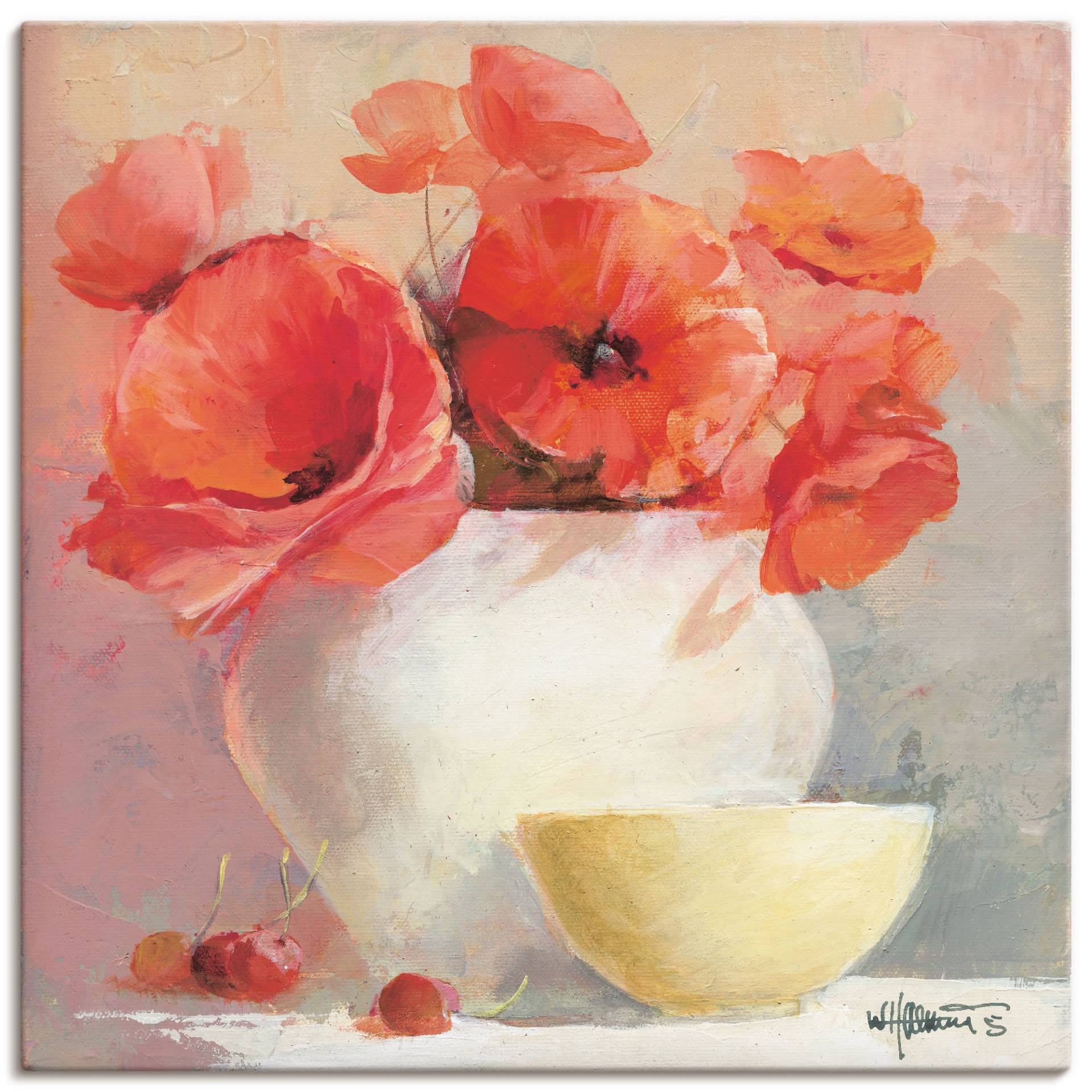 Artland Wandbild »Mohn III«, Blumen, (1 St.), als Leinwandbild, Poster in verschied. Grössen von Artland