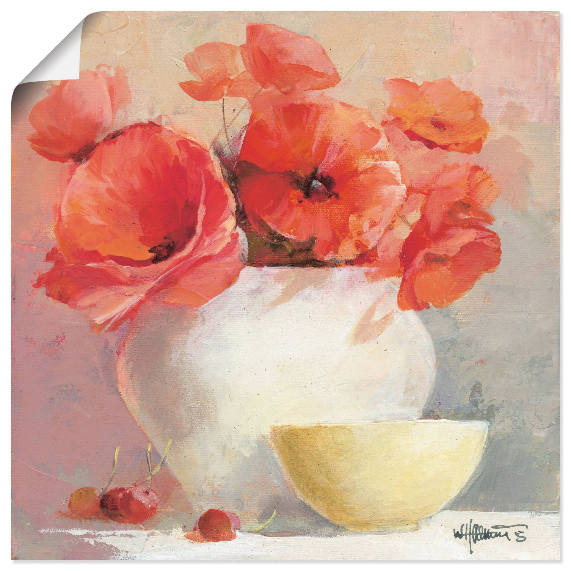 Artland Wandbild »Mohn III«, Blumen, (1 St.), als Leinwandbild, Poster in verschied. Grössen von Artland