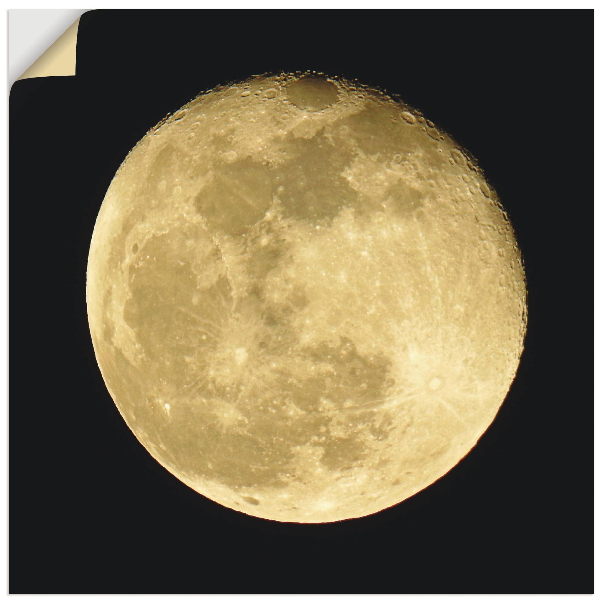 Artland Wandbild »Mond«, Weltraum, (1 St.), als Leinwandbild, Poster, Wandaufkleber in verschied. Grössen von Artland