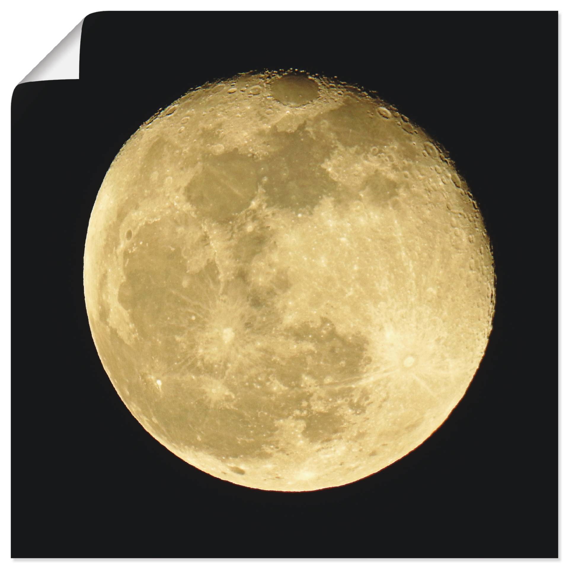 Artland Wandbild »Mond«, Weltraum, (1 St.), als Leinwandbild, Poster, Wandaufkleber in verschied. Grössen von Artland