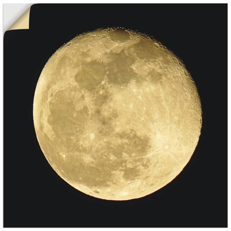 Artland Wandbild »Mond«, Weltraum, (1 St.), als Leinwandbild, Poster, Wandaufkleber in verschied. Grössen von Artland