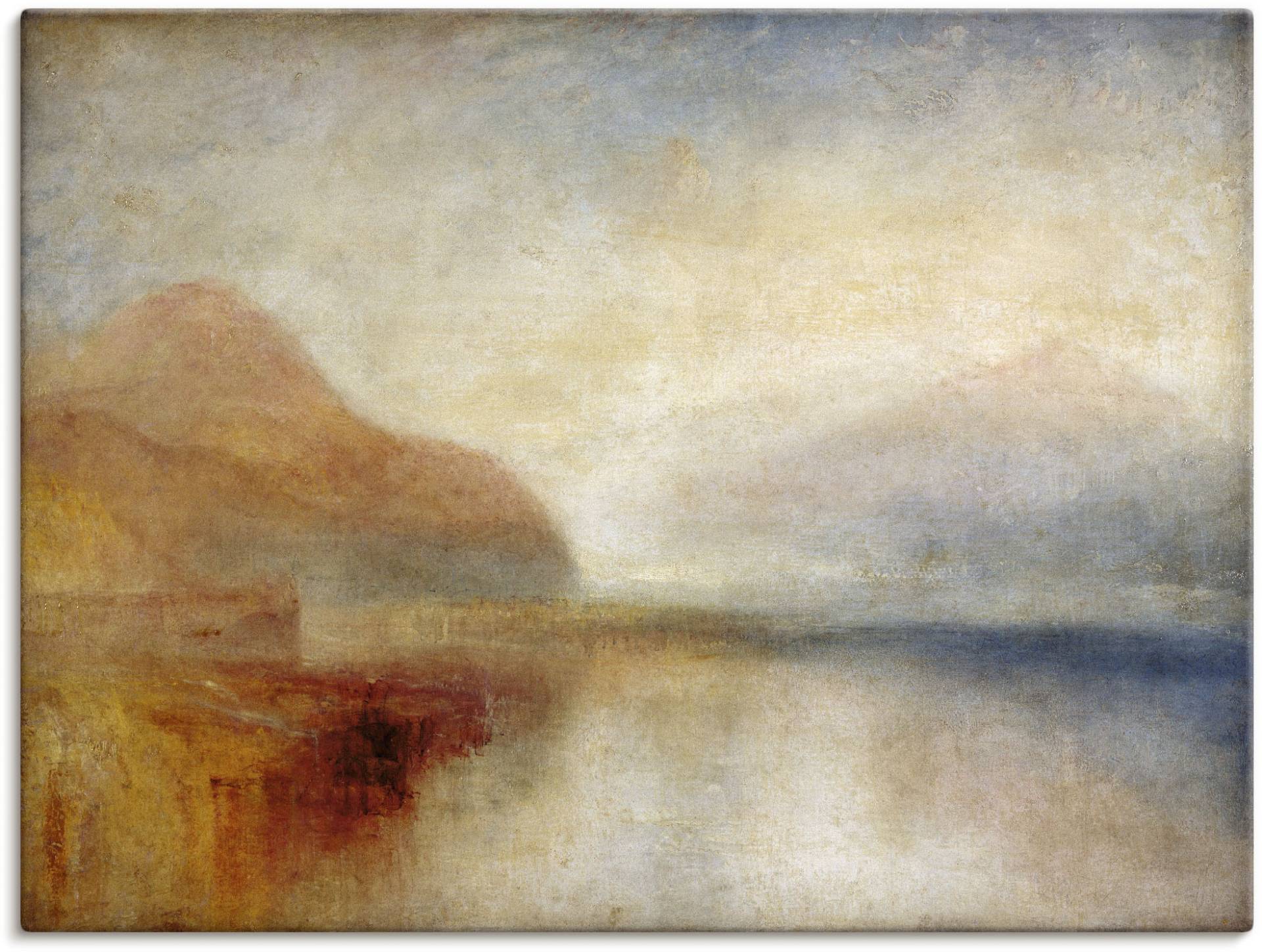 Artland Leinwandbild »Monte Rosa. Um 1835/40«, Berge, (1 St.) von Artland