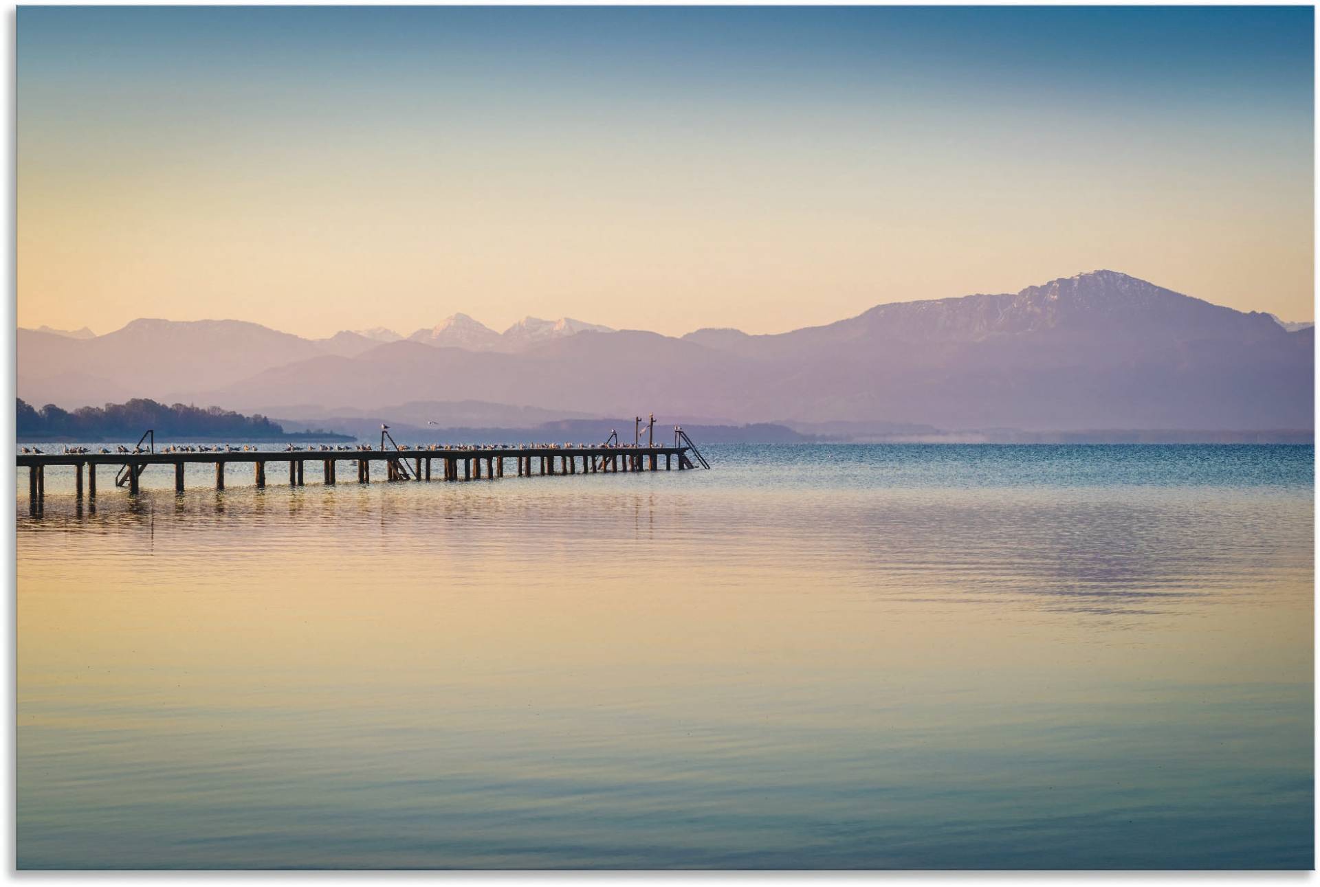 Artland Wandbild »Morgen am Chiemsee«, Seebilder, (1 St.) von Artland