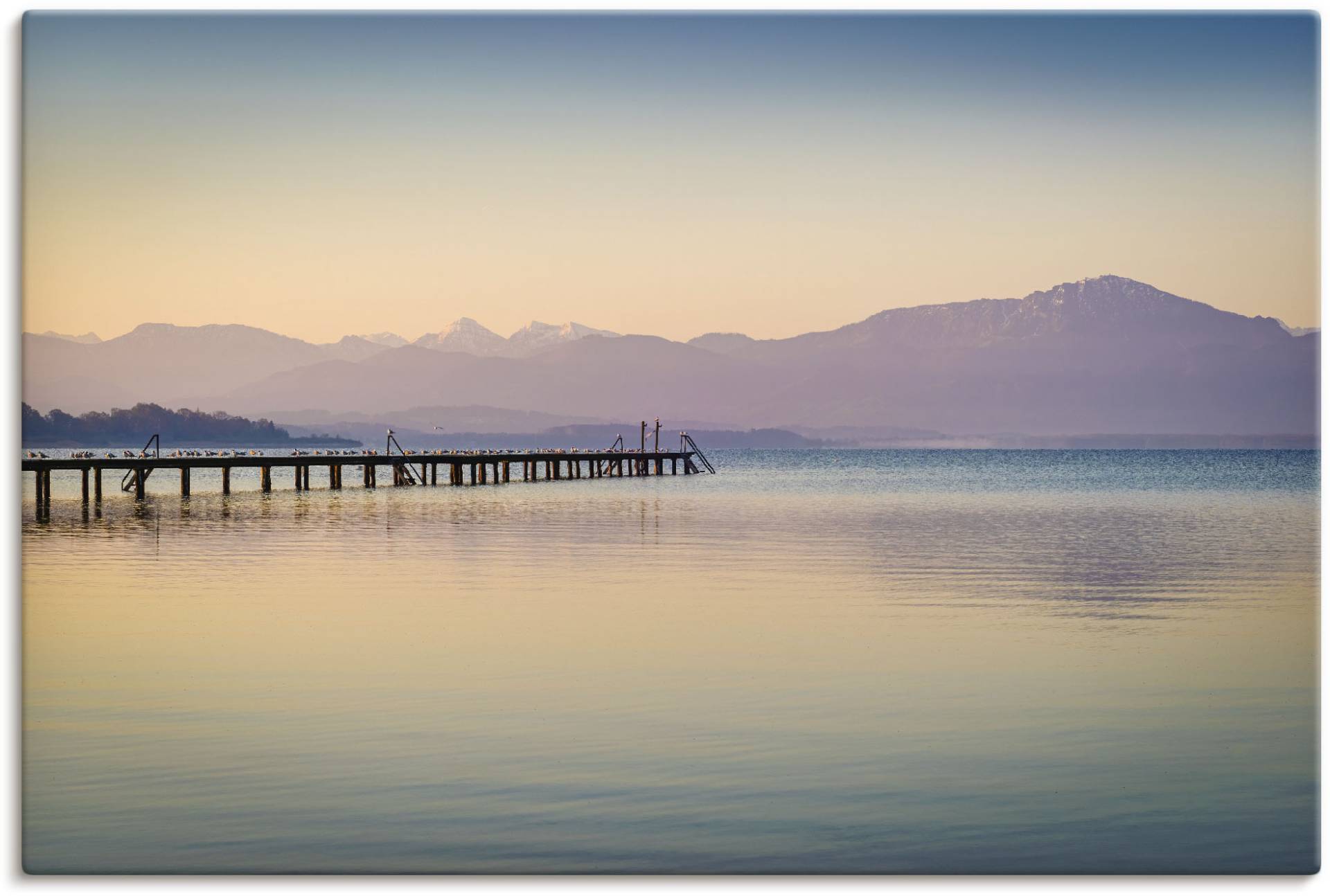 Artland Wandbild »Morgen am Chiemsee«, Seebilder, (1 St.) von Artland