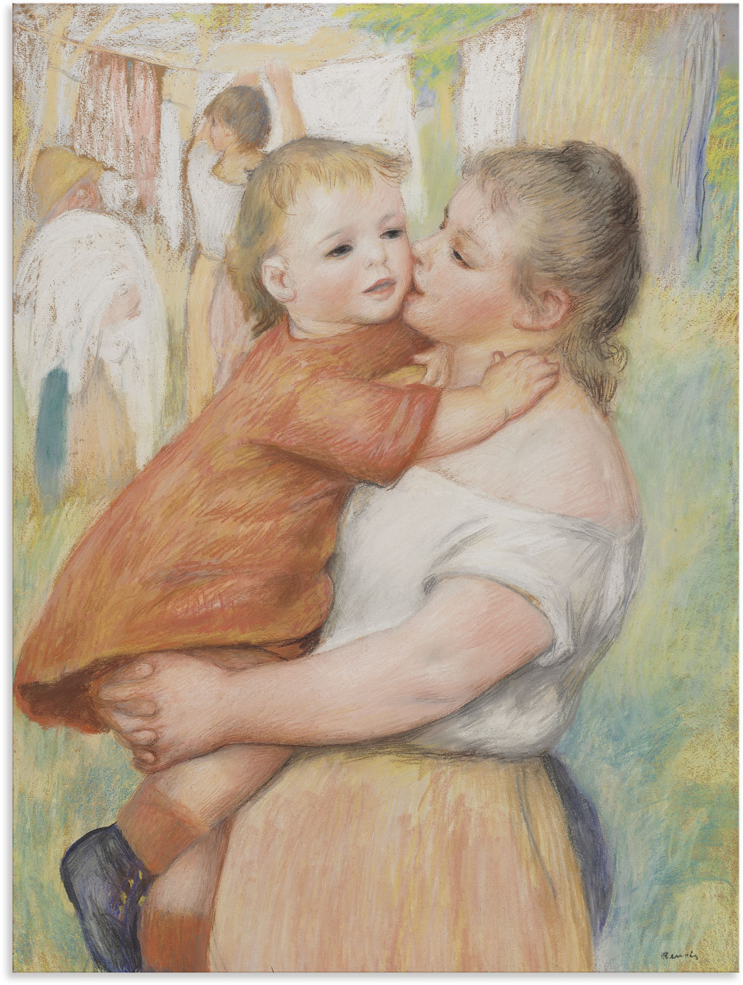 Artland Wandbild »Mutter und Kind. 1886«, Gruppen & Familien, (1 St.), als Alubild, Leinwandbild, Wandaufkleber oder Poster in versch. Grössen von Artland