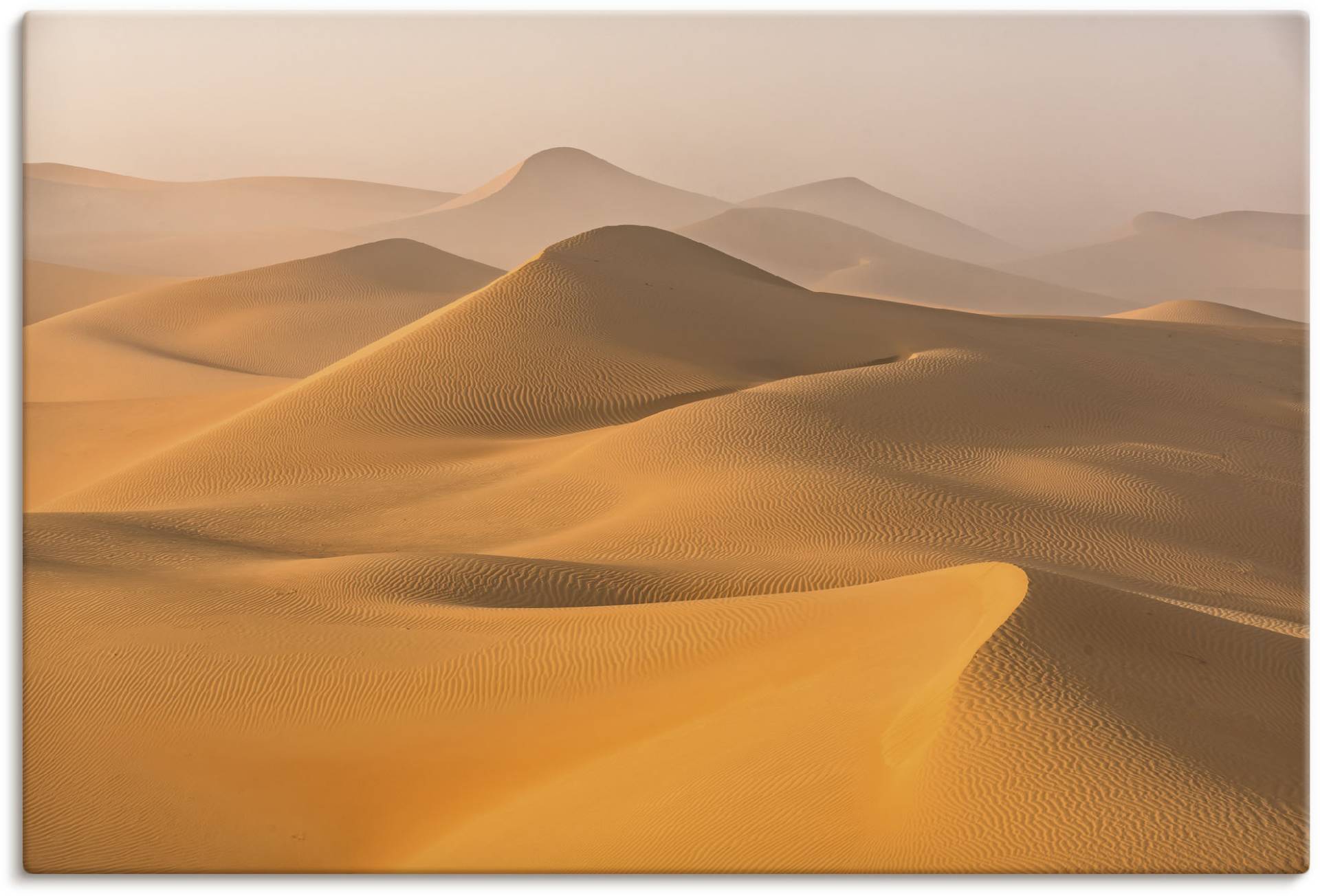 Artland Wandbild »Nebel in der Rub al Khali Wüste«, Wüstenbilder, (1 St.), als Alubild, Outdoorbild, Leinwandbild in verschied. Grössen von Artland