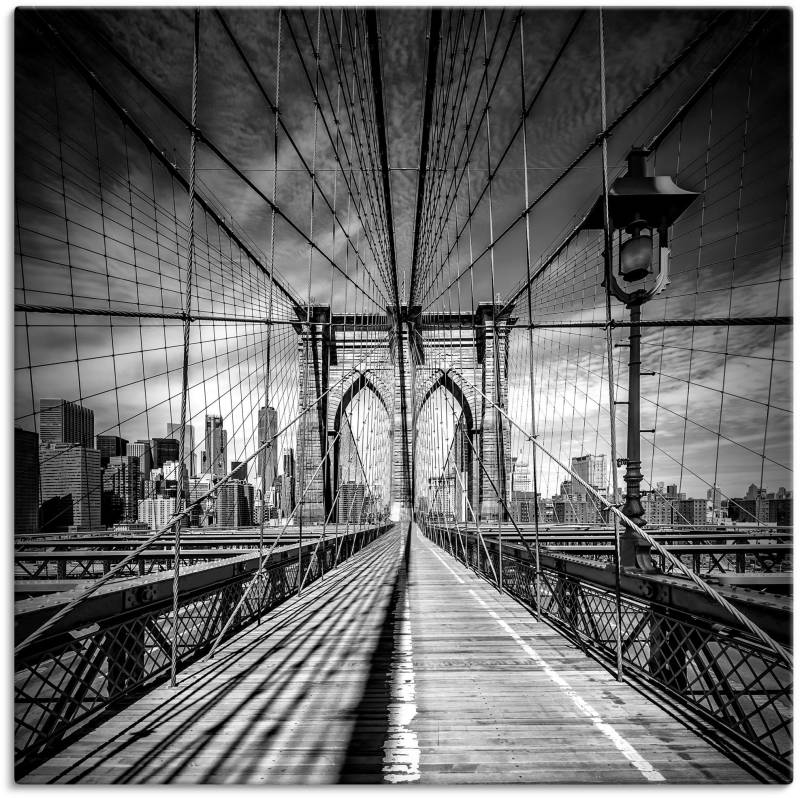 Artland Wandbild »New York City Brooklyn Bridge«, Amerika, (1 St.) von Artland