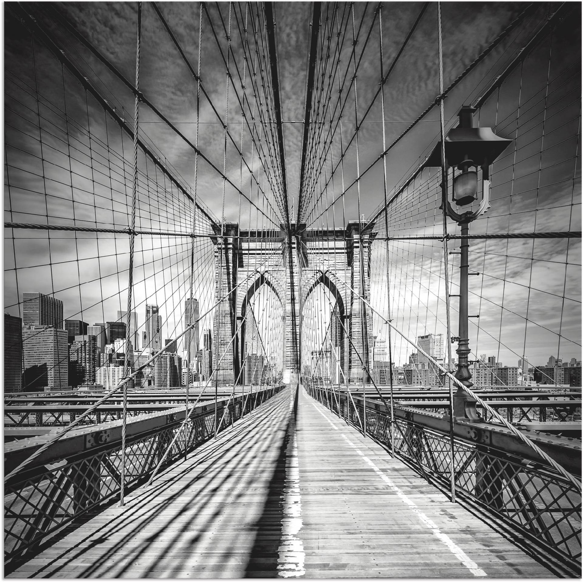 Artland Wandbild »New York City Brooklyn Bridge«, Amerika, (1 St.) von Artland