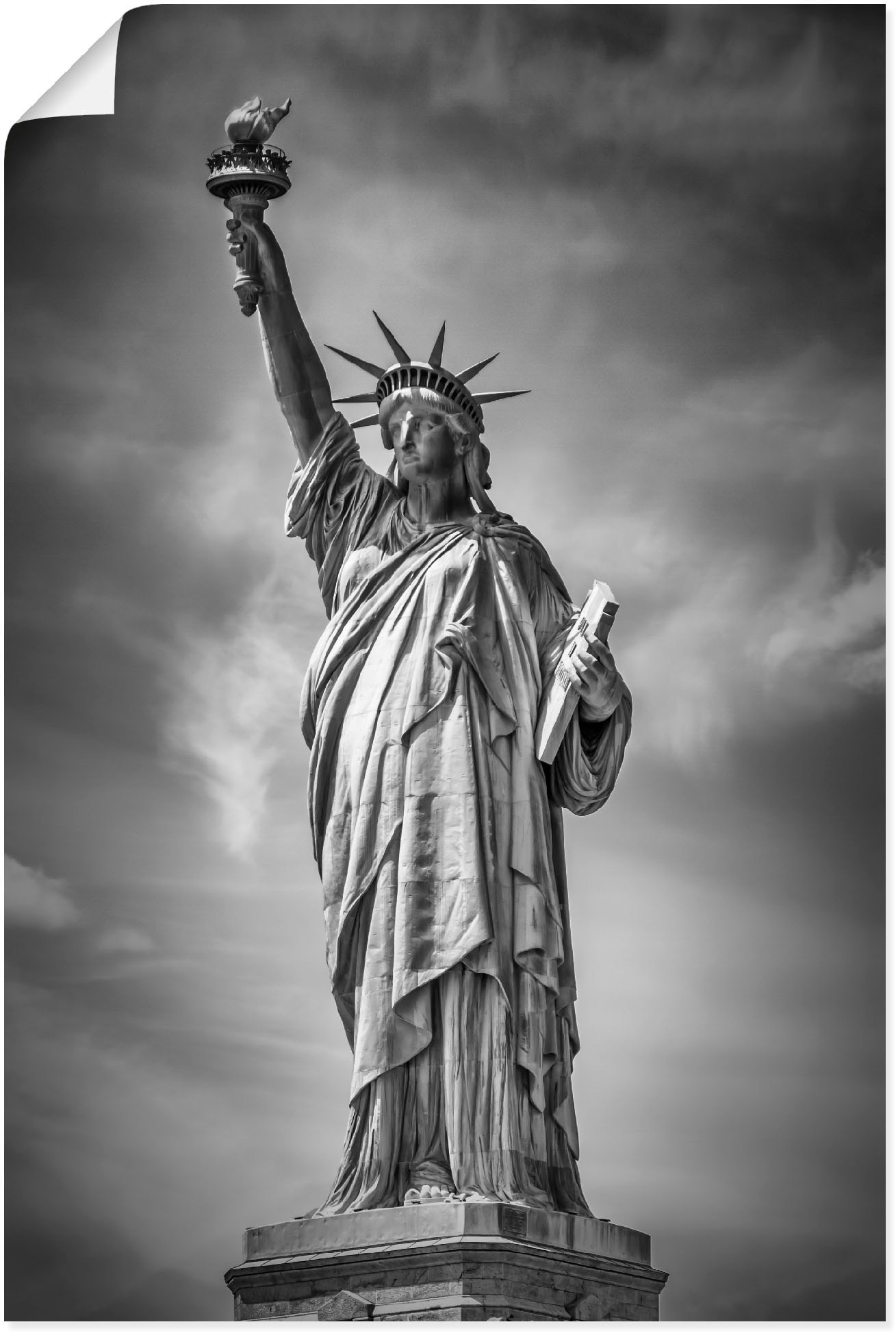 Artland Poster »New York City Freiheitsstatue II«, Bilder von Amerika, (1 St.) von Artland