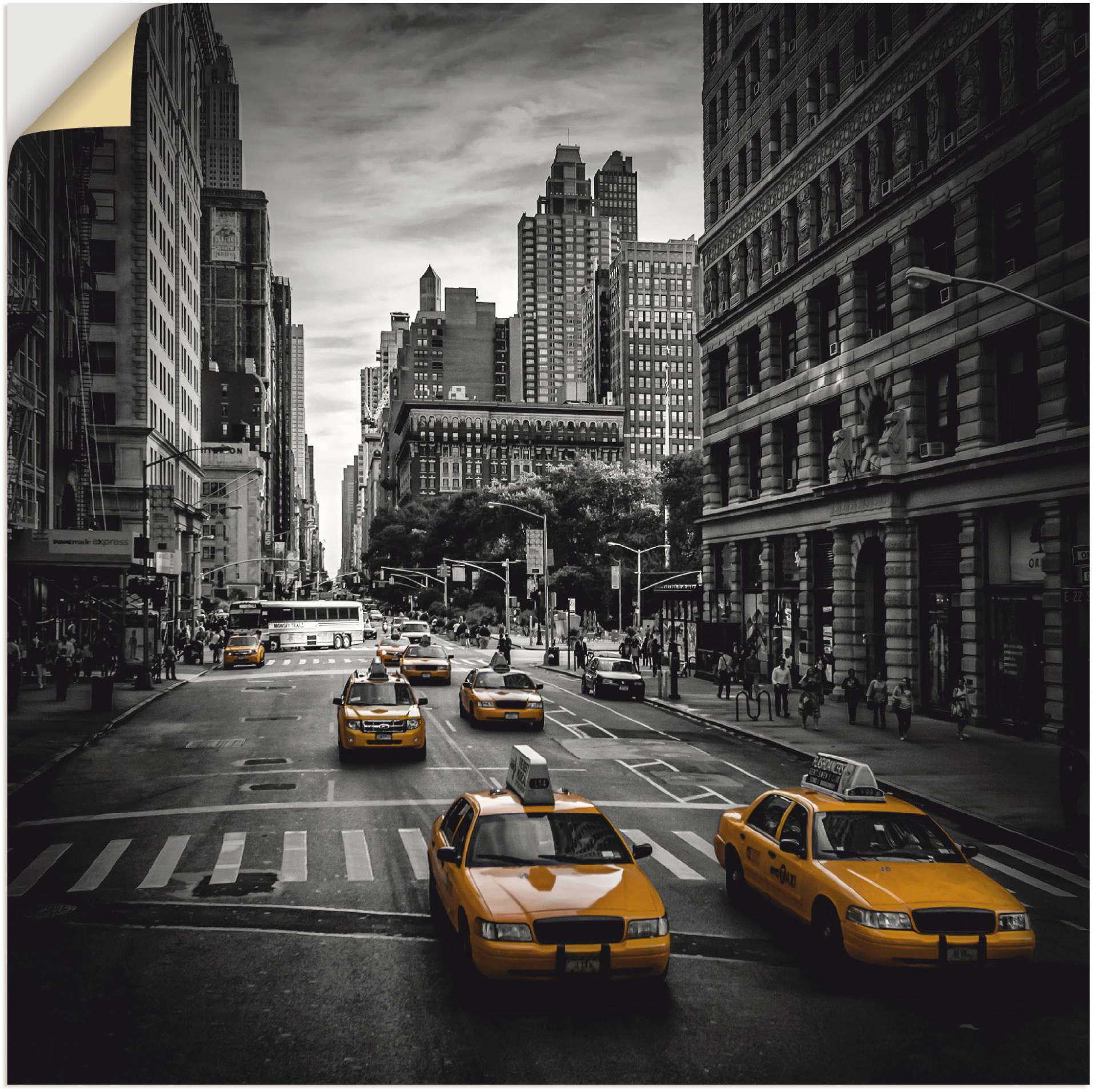 Artland Wandbild »New York City Verkehr 5th Avenue«, Amerika, (1 St.), als Alubild, Outdoorbild, Leinwandbild, Poster, Wandaufkleber Artland Wandbild »New York City Verkehr 5th Avenue«, Amerika, (1 St.), als Alubild, Outdoorbild, Leinwandbild, Poster, Wandaufkleber von Artland