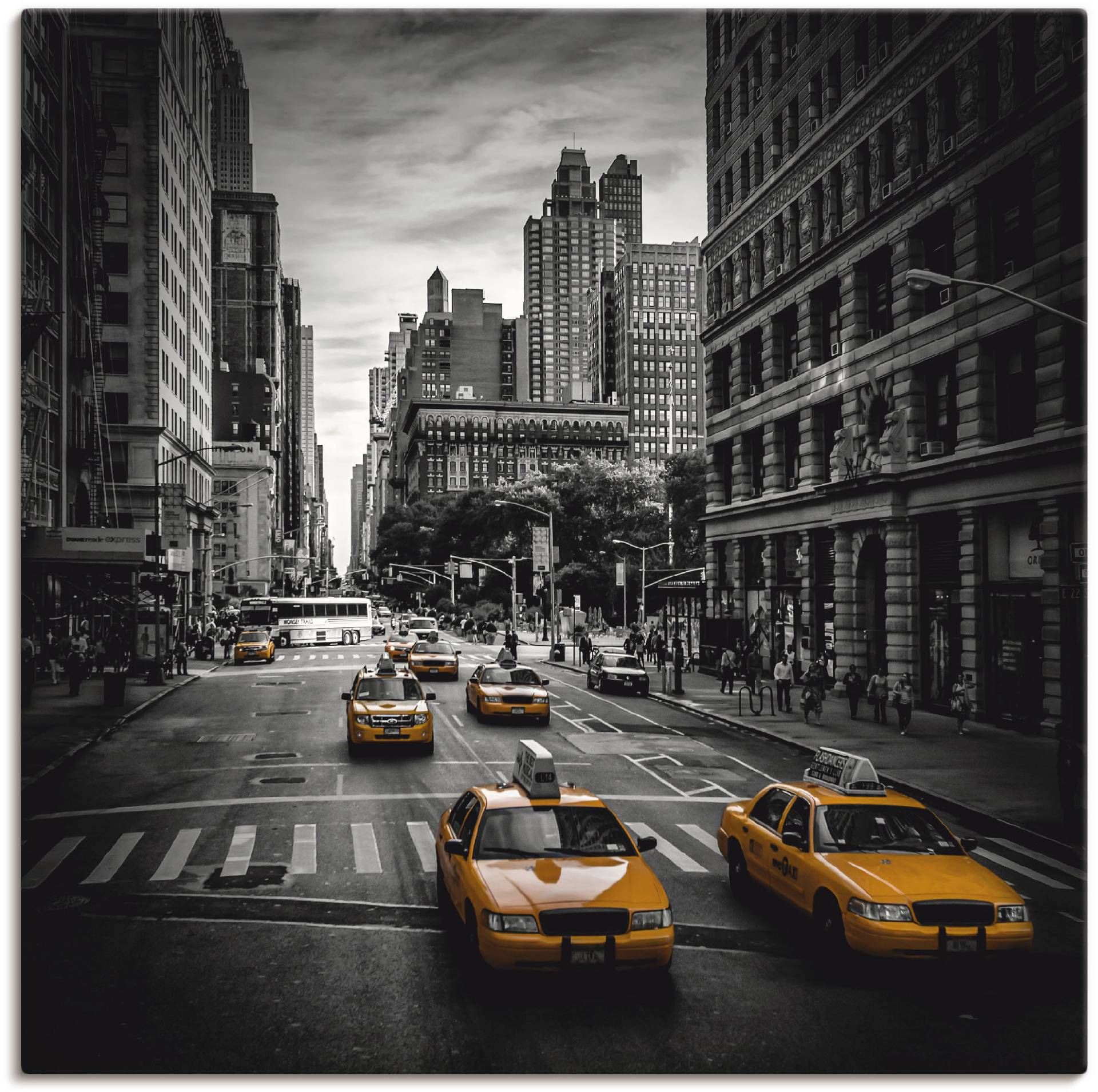 Artland Wandbild »New York City Verkehr 5th Avenue«, Amerika, (1 St.) von Artland
