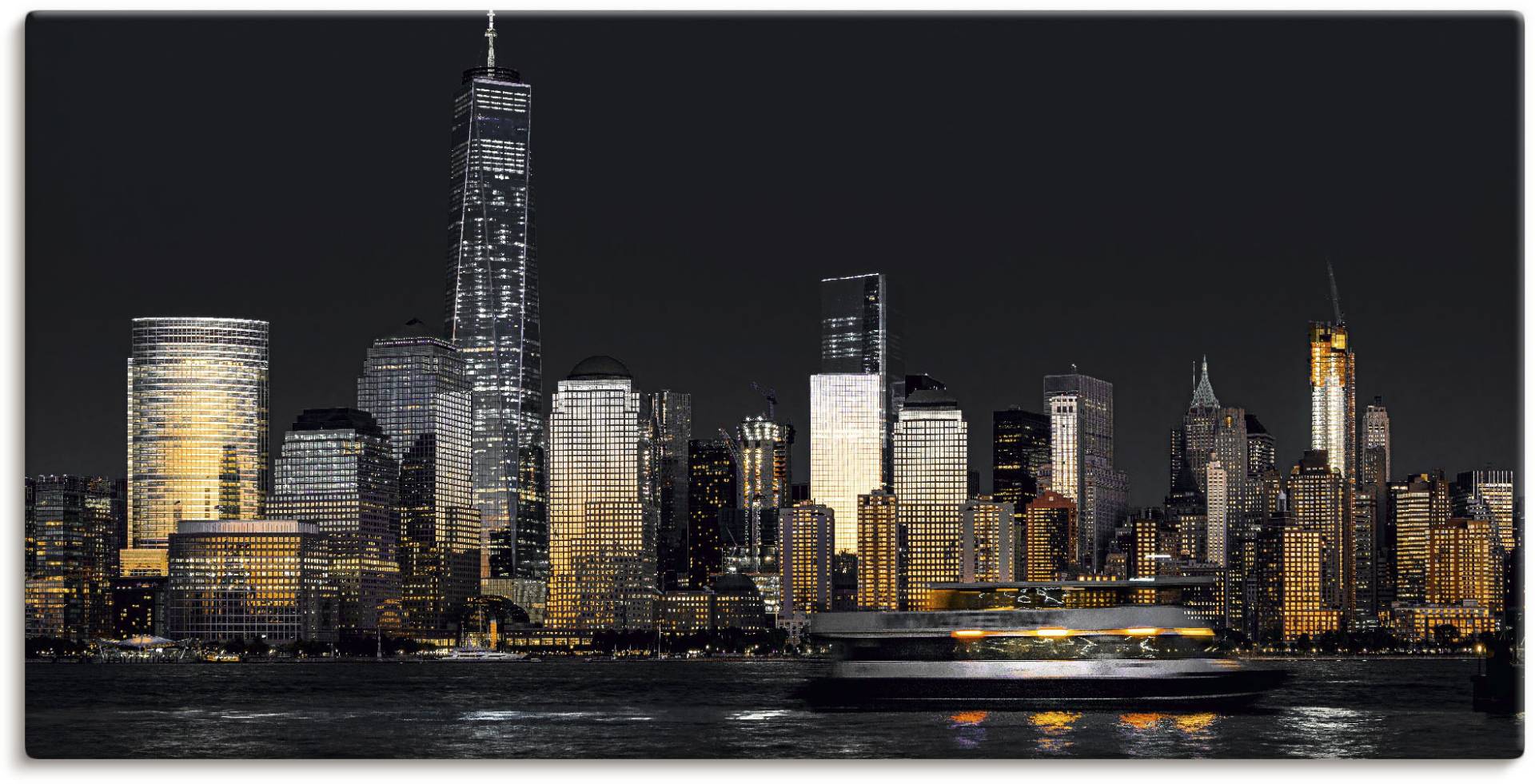 Artland Wandbild »New York Financial Distrikt«, New York, (1 St.) von Artland