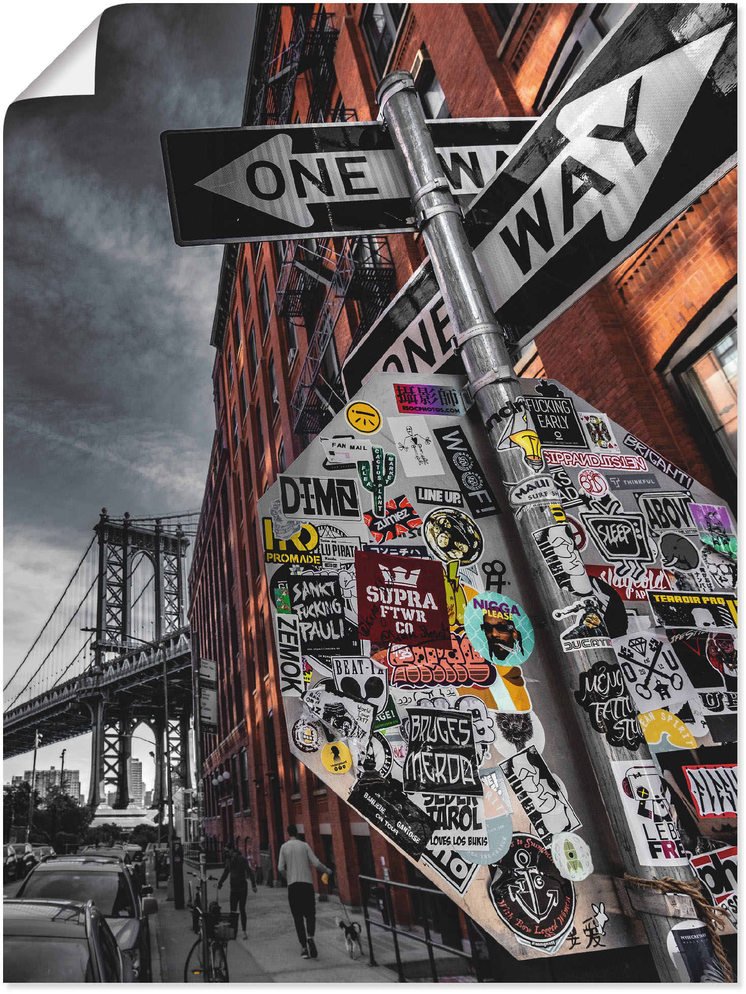 Artland Wandbild »New York Street Fotografie«, Amerika, (1 St.) von Artland