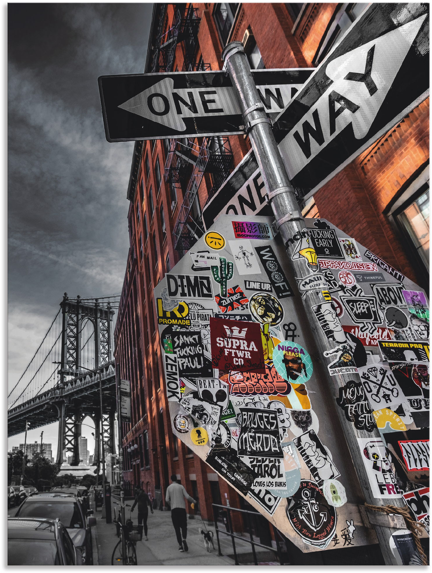 Artland Wandbild »New York Street Fotografie«, Amerika, (1 St.) von Artland