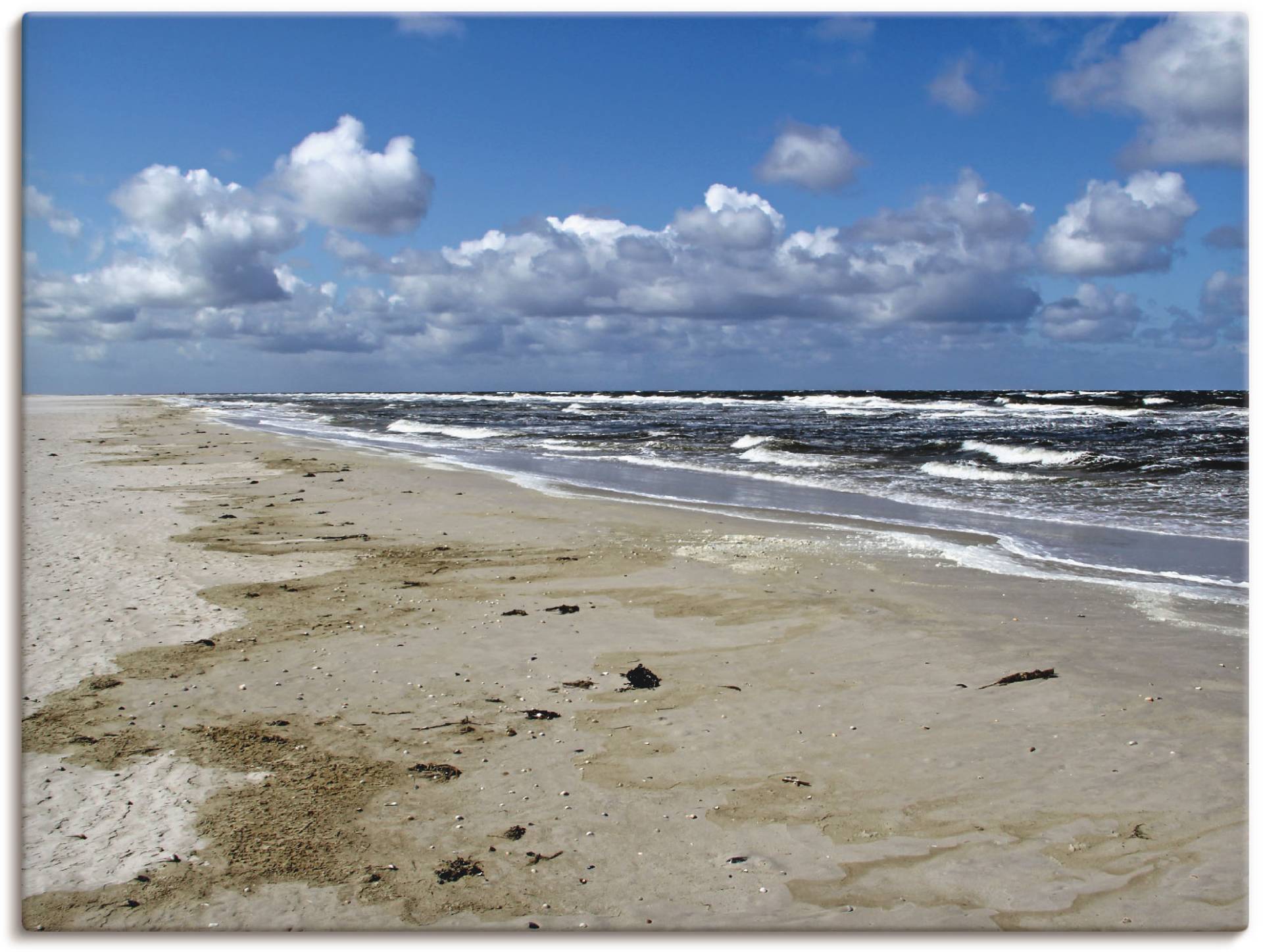 Artland Leinwandbild »Nordsee - Urlaubsfeeling pur«, Strand, (1 St.) von Artland