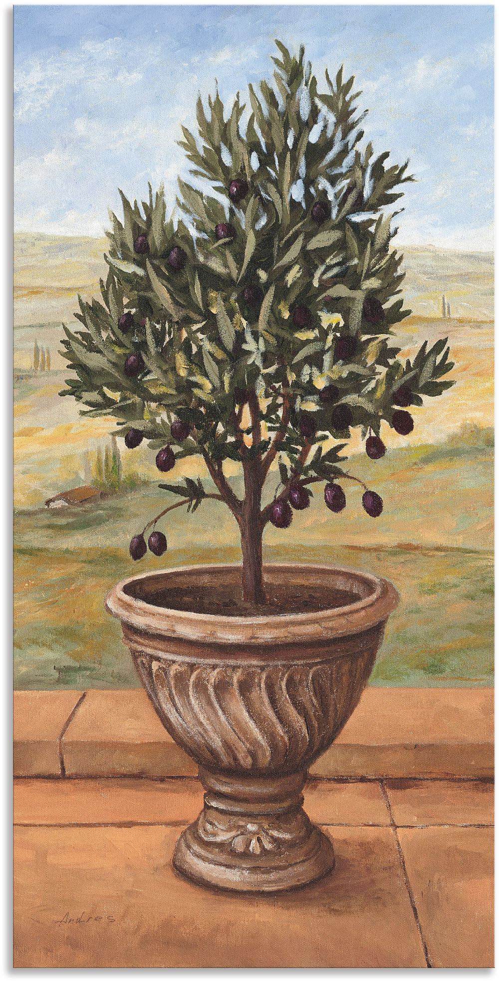 Artland Wandbild »Olivenbaum«, Pflanzen, (1 St.) von Artland