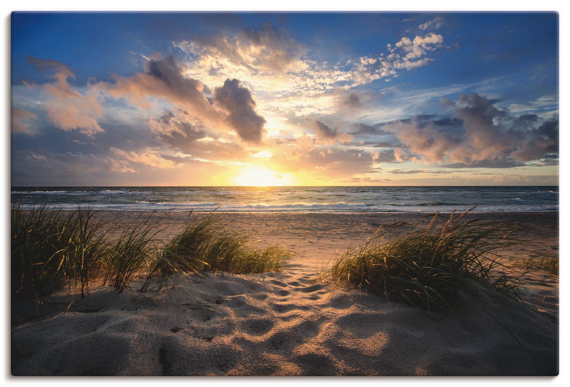 Artland Wandbild »Ostseestrand«, Strand, (1 St.), als Leinwandbild, Poster in verschied. Grössen Artland Wandbild »Ostseestrand«, Strand, (1 St.), als Leinwandbild, Poster in verschied. Grössen von Artland