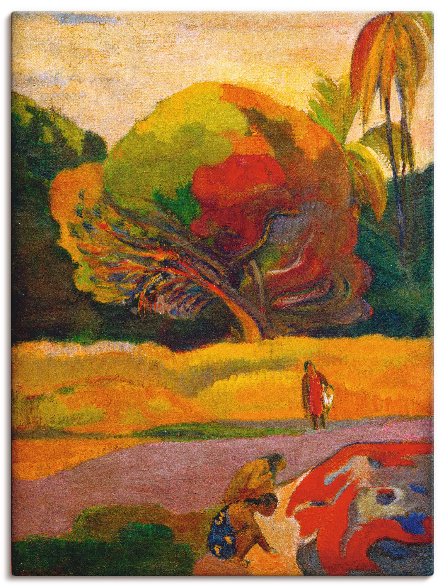 Artland Wandbild »Paul Gauguin Frauen am Fluss«, Wiesen & Bäume, (1 St.) von Artland