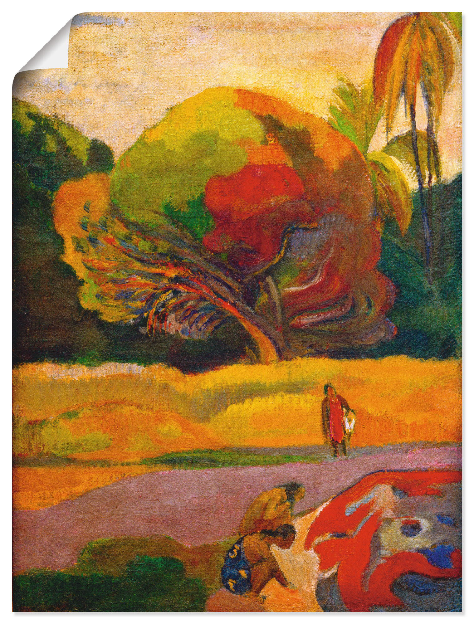 Artland Wandbild »Paul Gauguin Frauen am Fluss«, Wiesen & Bäume, (1 St.) von Artland