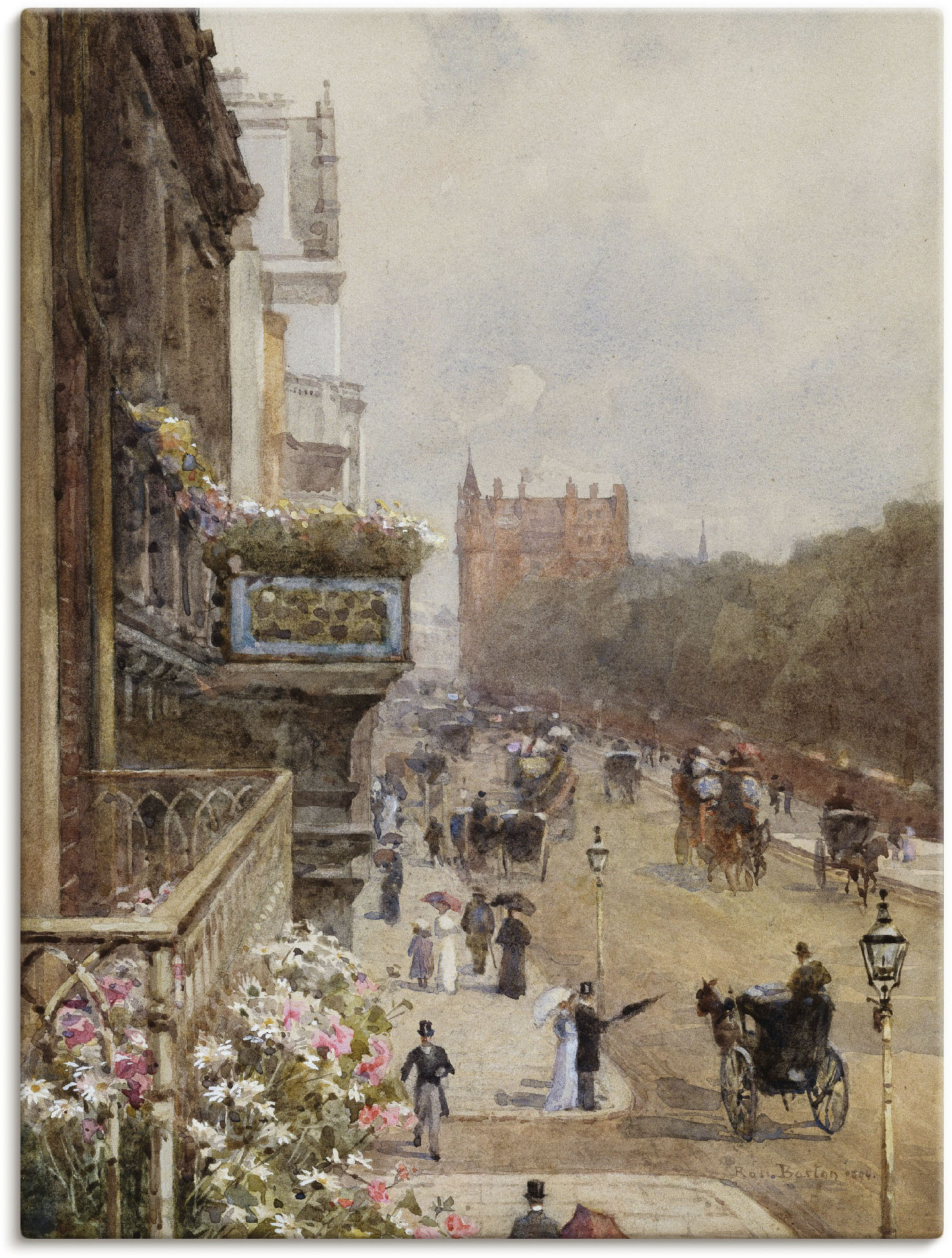 Artland Wandbild »Piccadilly, London. 1894«, Gruppen & Familien, (1 St.), als Leinwandbild, Poster in verschied. Grössen Artland Wandbild »Piccadilly, London. 1894«, Gruppen & Familien, (1 St.), als Leinwandbild, Poster in verschied. Grössen von Artland