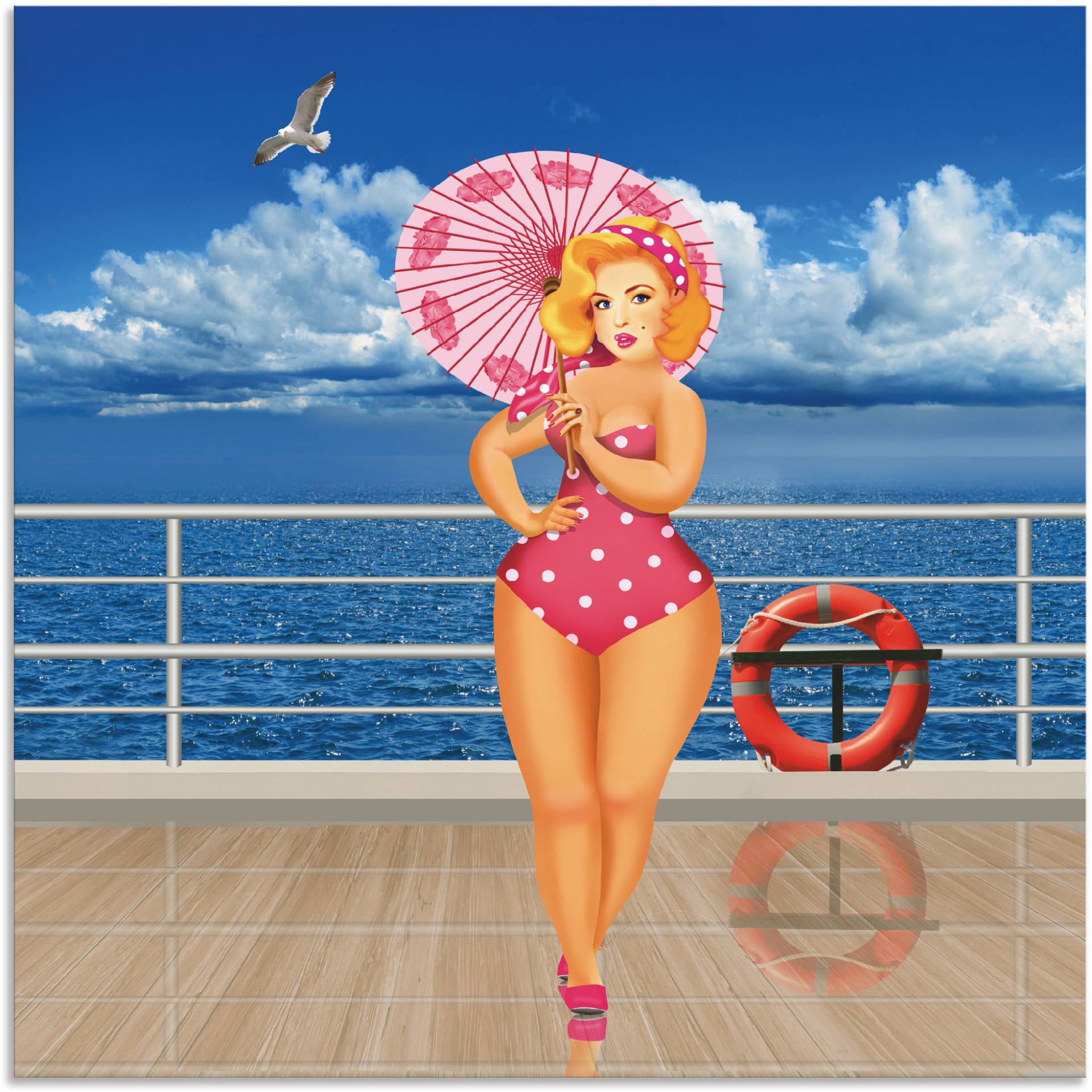 Artland Wandbild »Pin-Up Girl«, Bilder von Frauen, (1 St.) von Artland