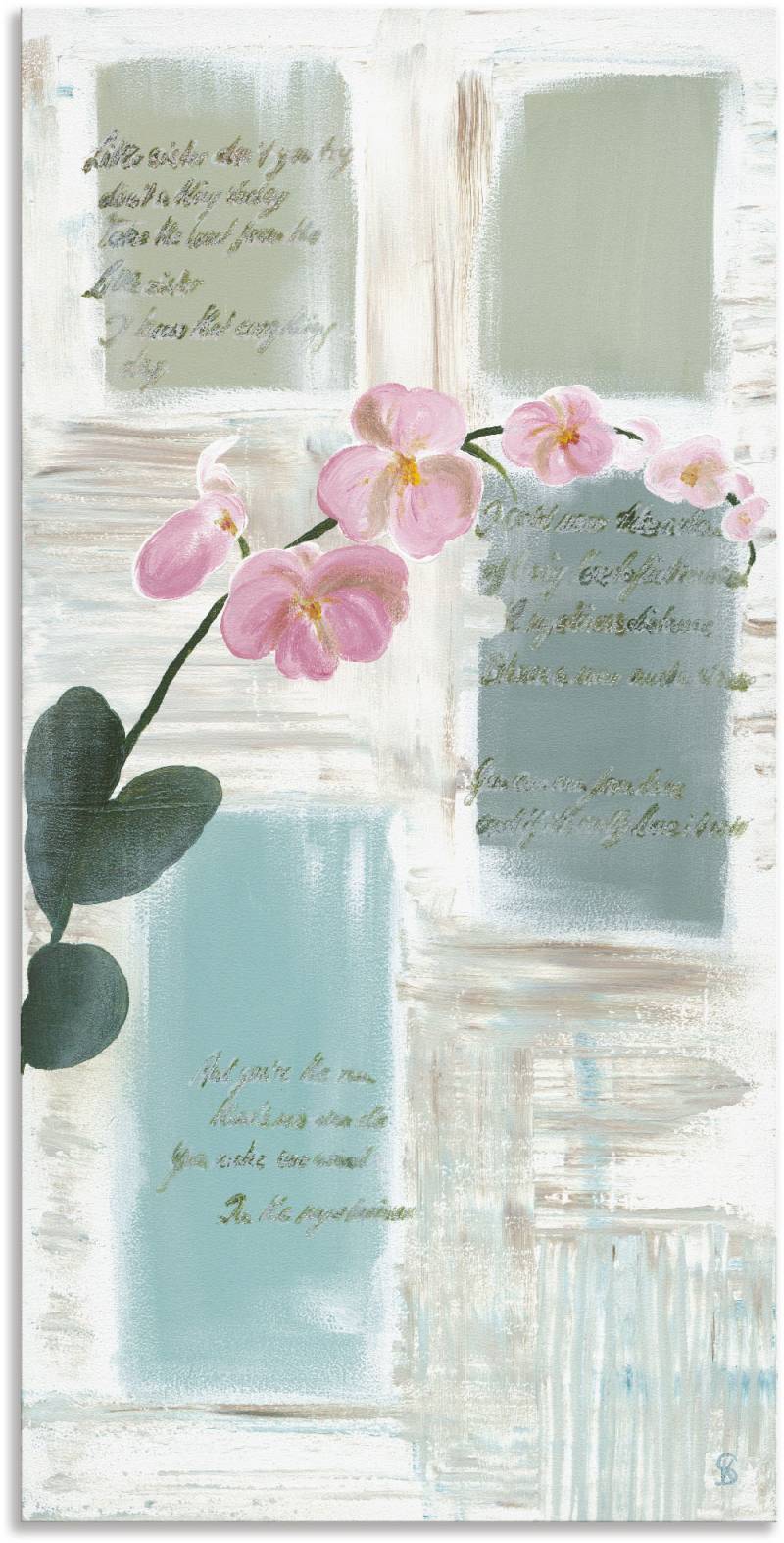 Artland Wandbild »Poesie I«, Blumen, (1 St.), als Alubild, Leinwandbild, Wandaufkleber oder Poster in versch. Grössen von Artland