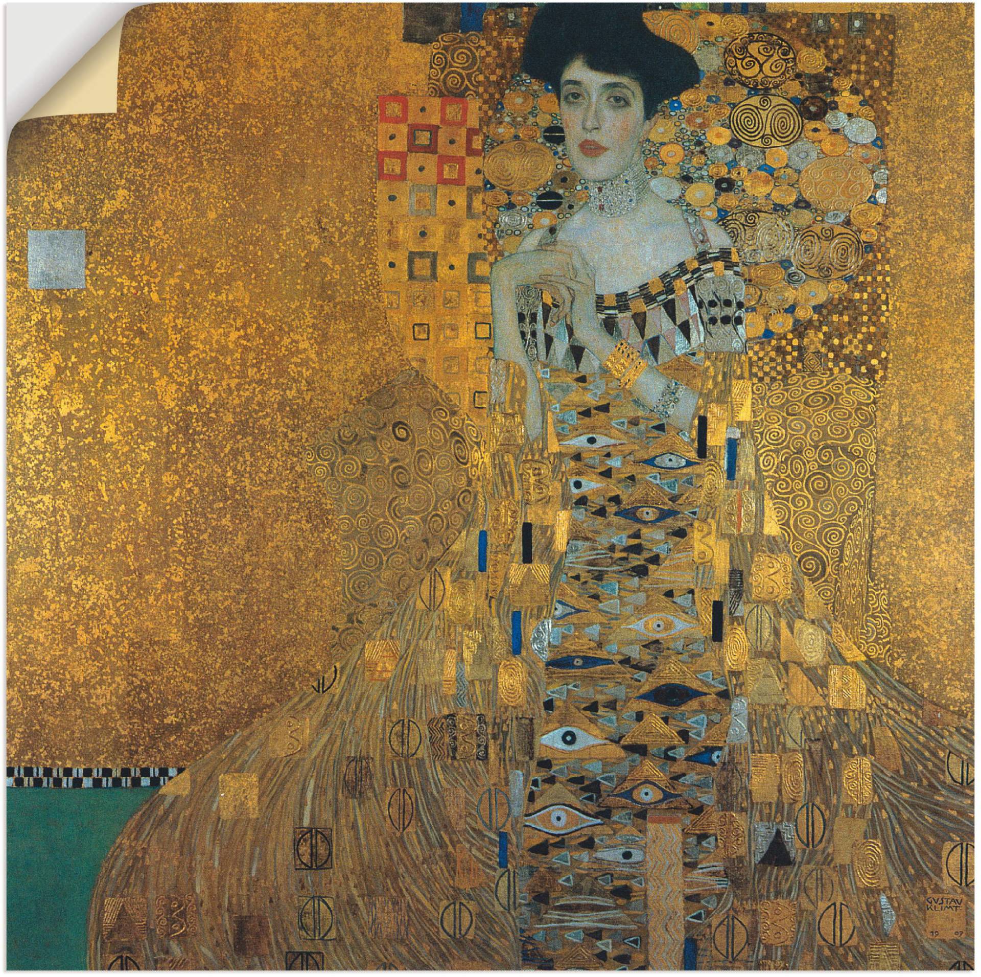 Artland Wandbild »Portrait von Adele Bloch-Bauer«, Frau, (1 St.) von Artland