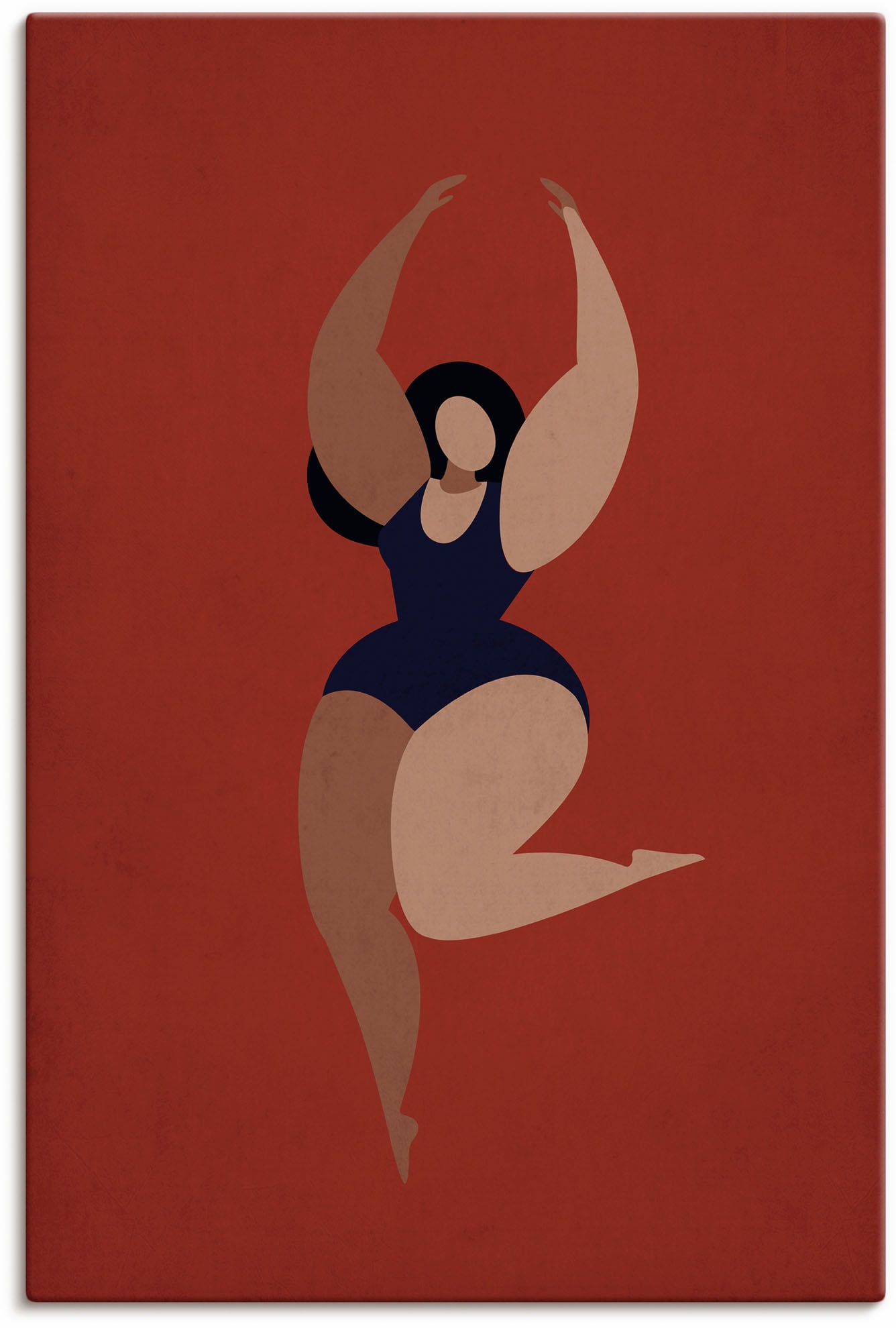 Artland Leinwandbild »Prima Ballerina«, Bilder von Frauen, (1 St.), auf Keilrahmen gespannt von Artland