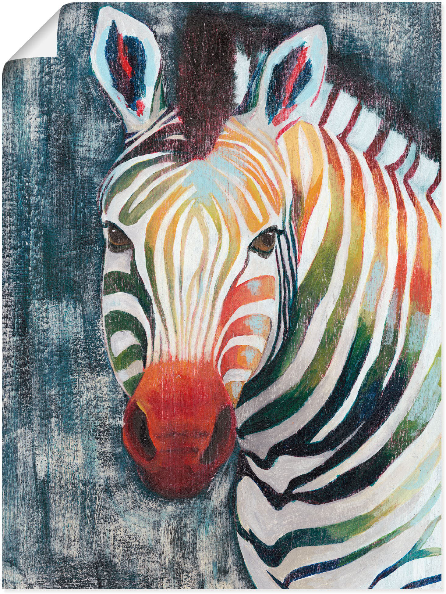 Artland Wandbild »Prisma Zebra II«, Wildtiere, (1 St.) von Artland