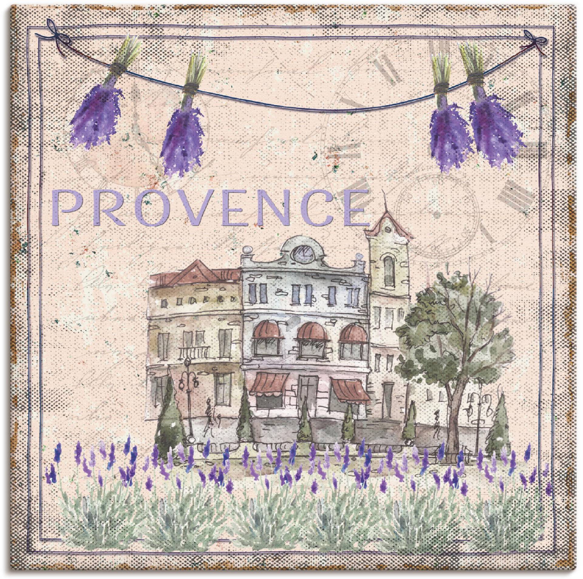 Artland Wandbild »Provence-meine Liebe«, Blumen, (1 St.) von Artland