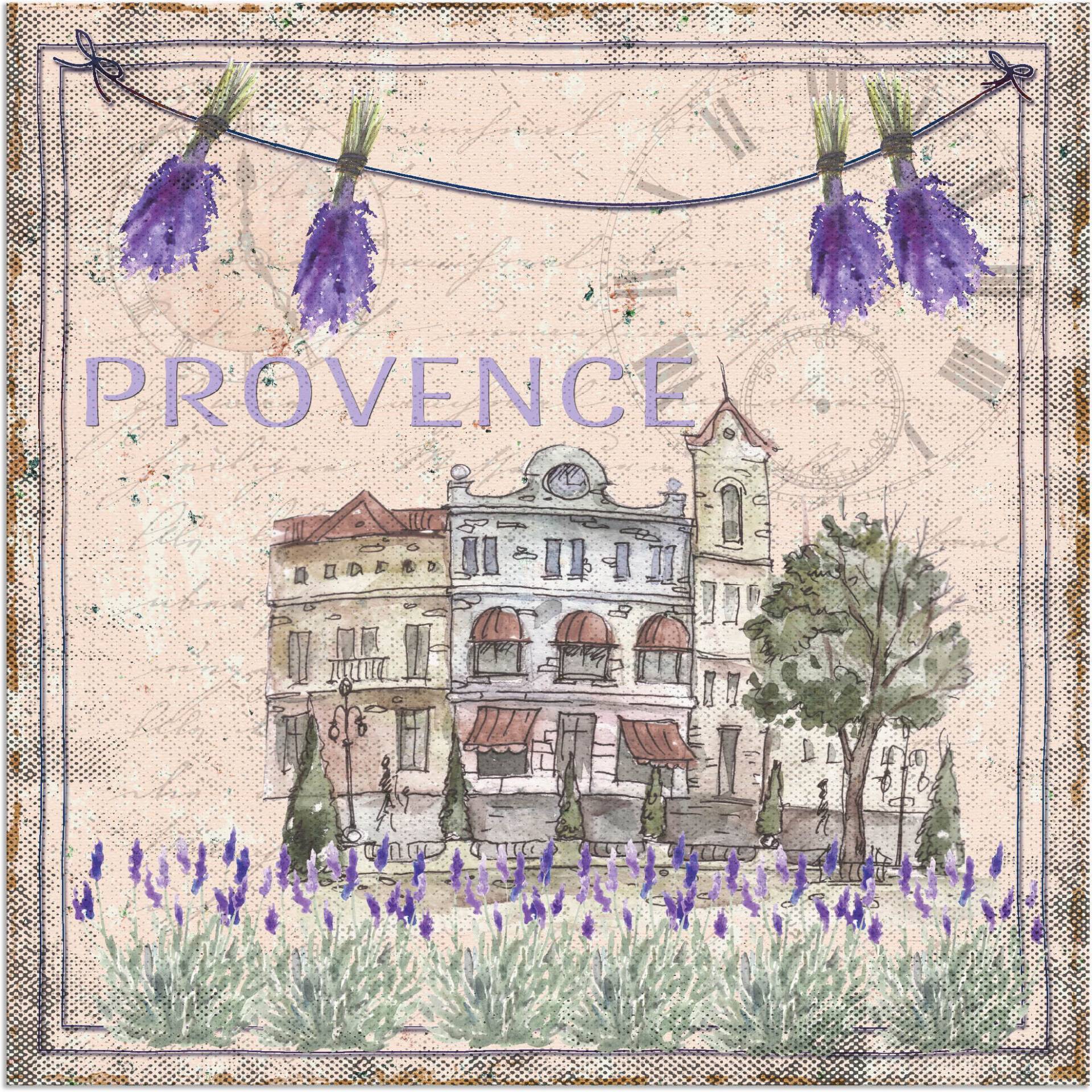 Artland Wandbild »Provence-meine Liebe«, Blumen, (1 St.) von Artland