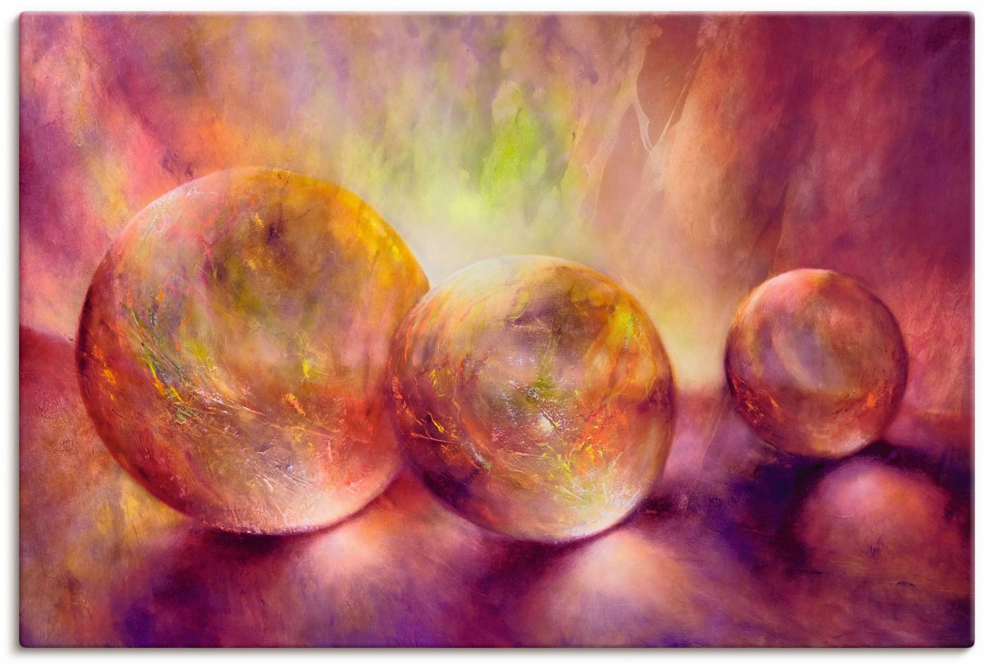 Artland Wandbild »Purpures Licht«, Muster, (1 St.), als Alubild, Outdoorbild, Leinwandbild, Poster in verschied. Grössen von Artland
