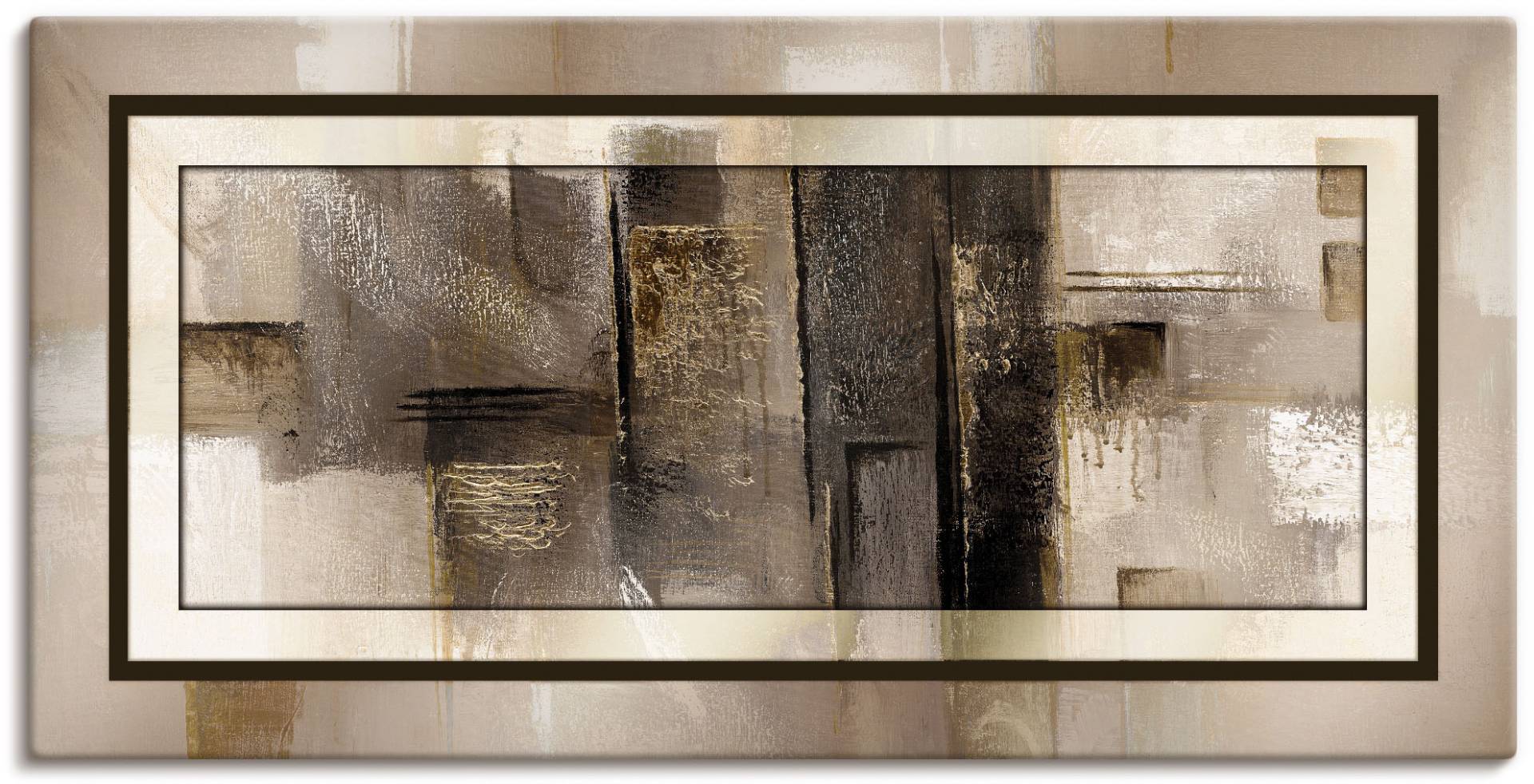 Artland Wandbild »Quadrate - abstrakt 1«, Muster, (1 St.) von Artland